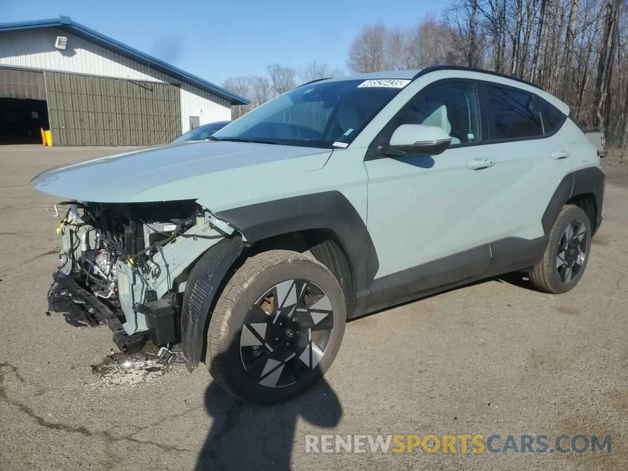 1 Photograph of a damaged car KM8HBCAB8SU222761 HYUNDAI KONA 2025