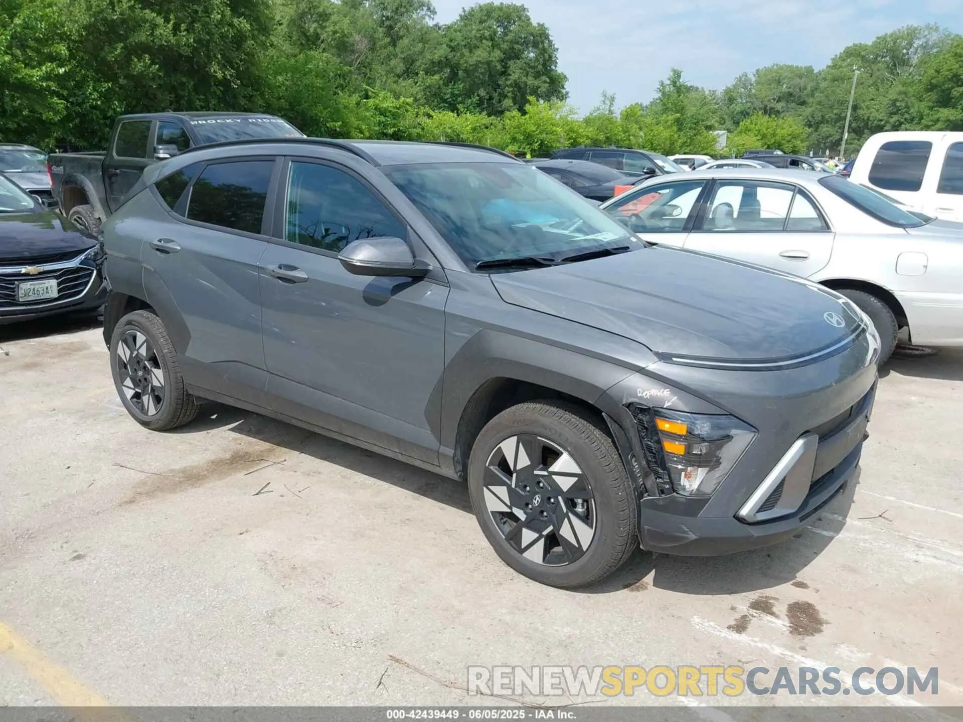 1 Photograph of a damaged car KM8HBCAB8SU228303 HYUNDAI KONA 2025