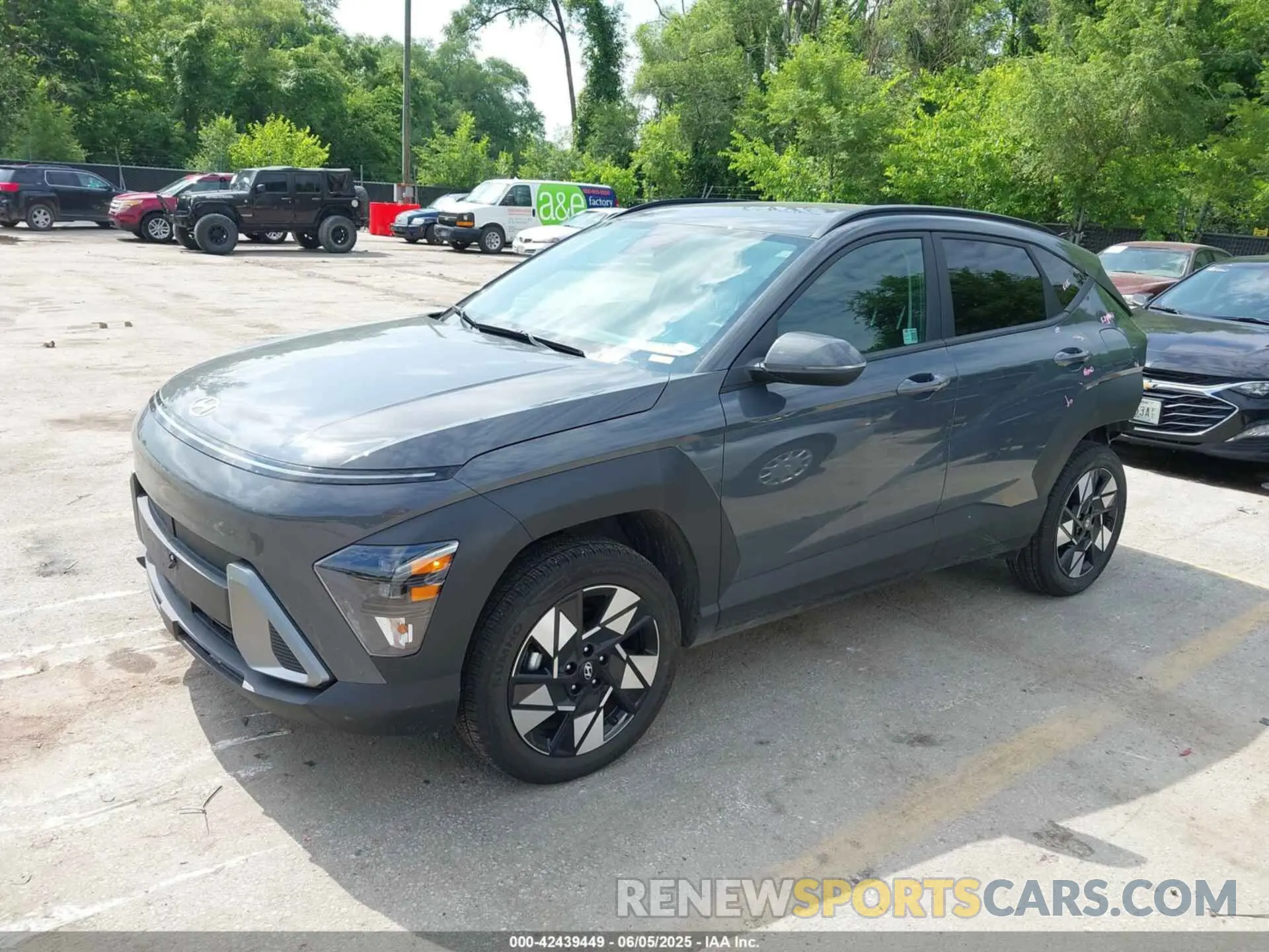 2 Photograph of a damaged car KM8HBCAB8SU228303 HYUNDAI KONA 2025