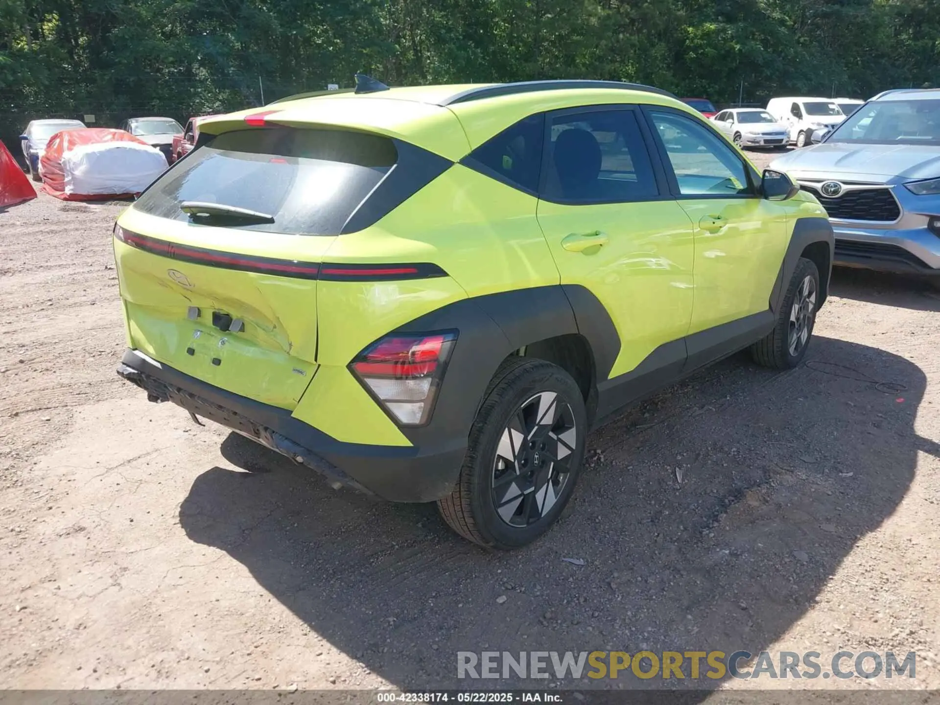 4 Photograph of a damaged car KM8HBCAB9SU195053 HYUNDAI KONA 2025