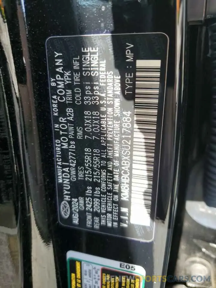 13 Photograph of a damaged car KM8HBCABXSU217884 HYUNDAI KONA 2025