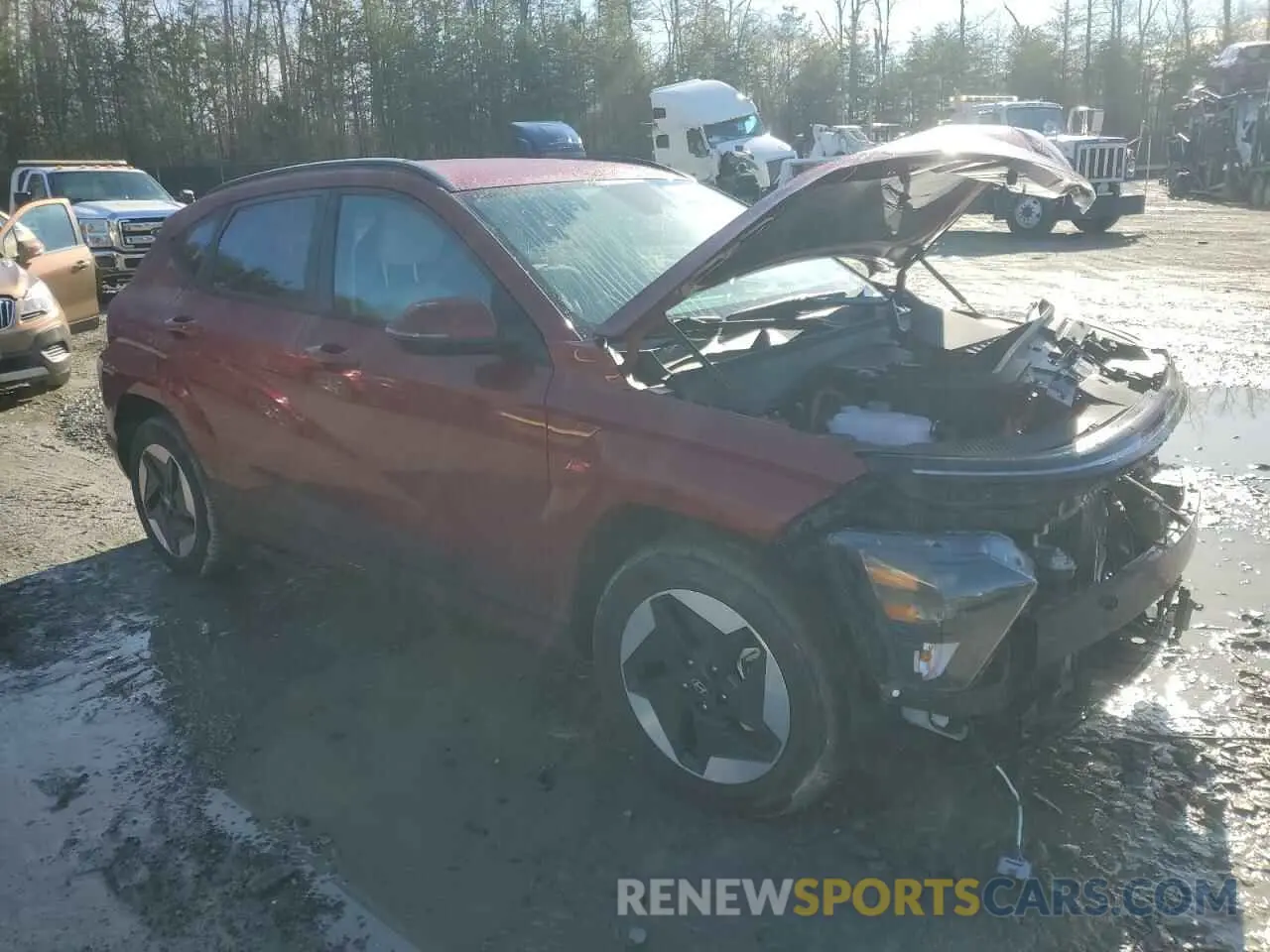 4 Photograph of a damaged car KM8HC3A65SU018306 HYUNDAI KONA 2025