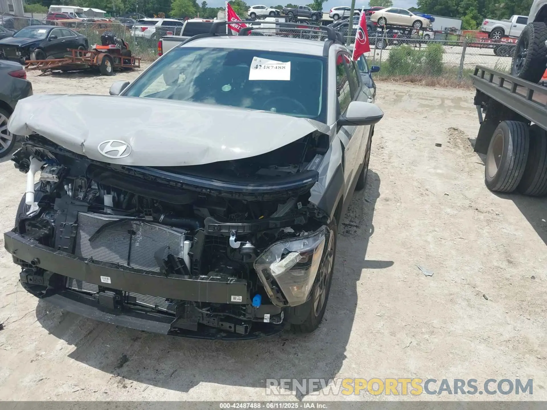 2 Photograph of a damaged car KM8HC3AB2SU222266 HYUNDAI KONA 2025