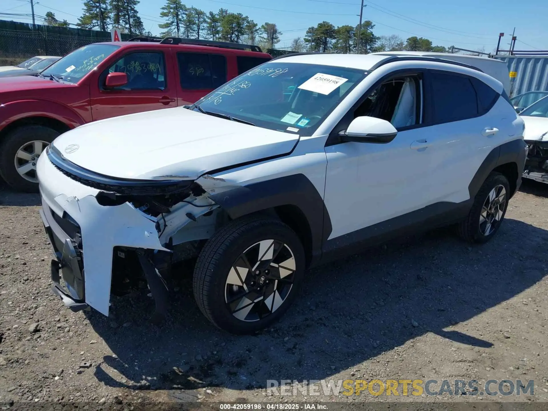 2 Photograph of a damaged car KM8HCCAB0SU214649 HYUNDAI KONA 2025