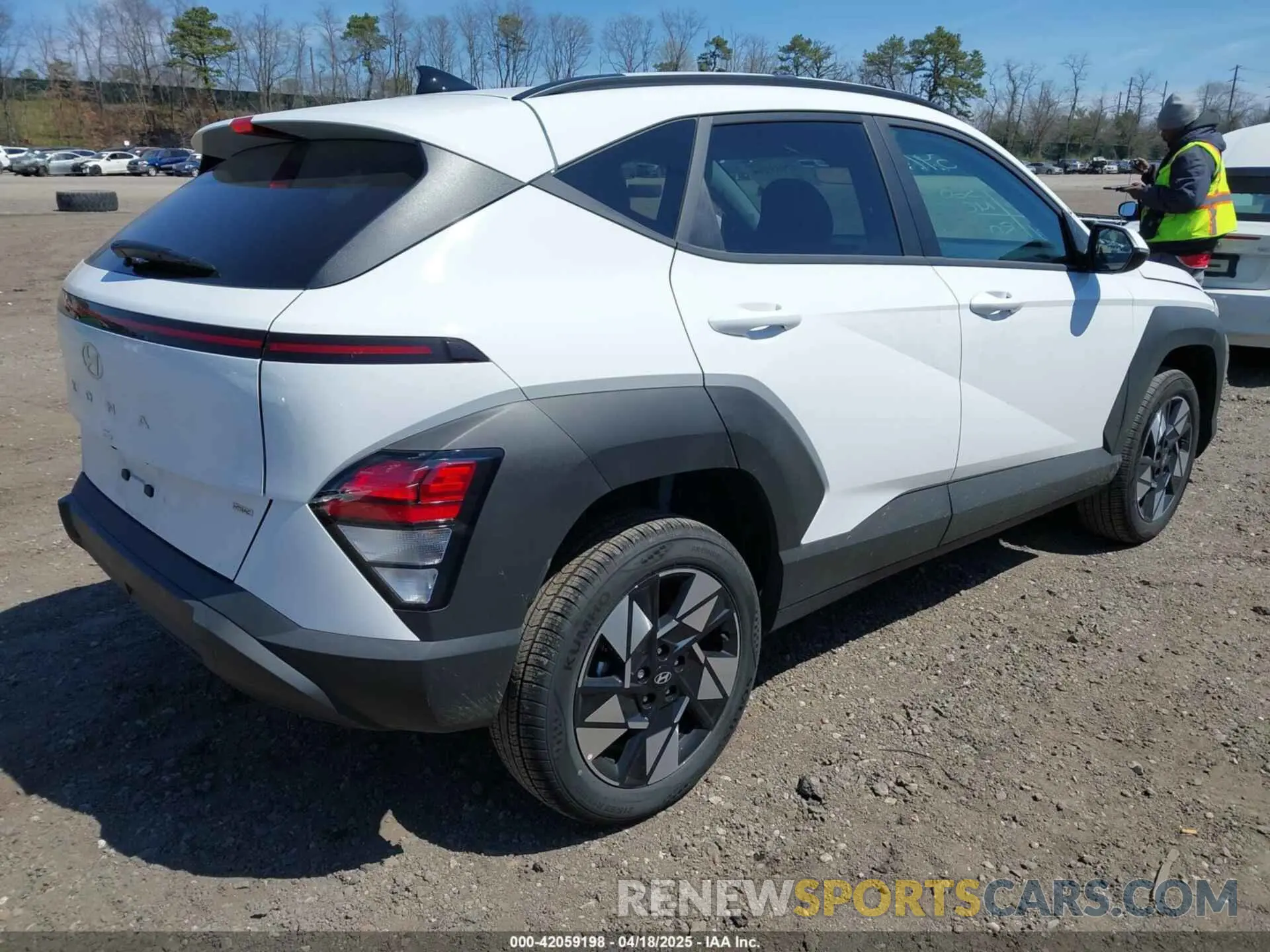4 Photograph of a damaged car KM8HCCAB0SU214649 HYUNDAI KONA 2025