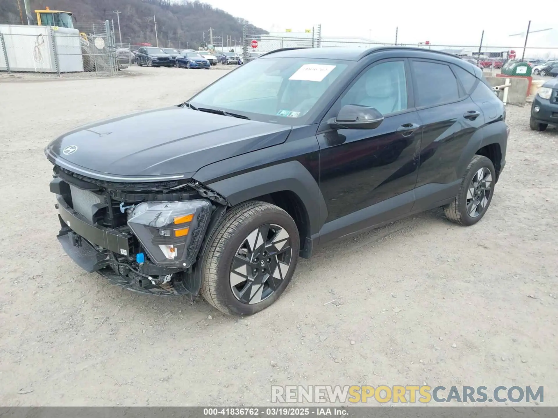 2 Photograph of a damaged car KM8HCCAB6SU189627 HYUNDAI KONA 2025