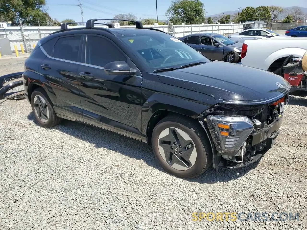 4 Photograph of a damaged car KM8HE3A68SU024661 HYUNDAI KONA 2025