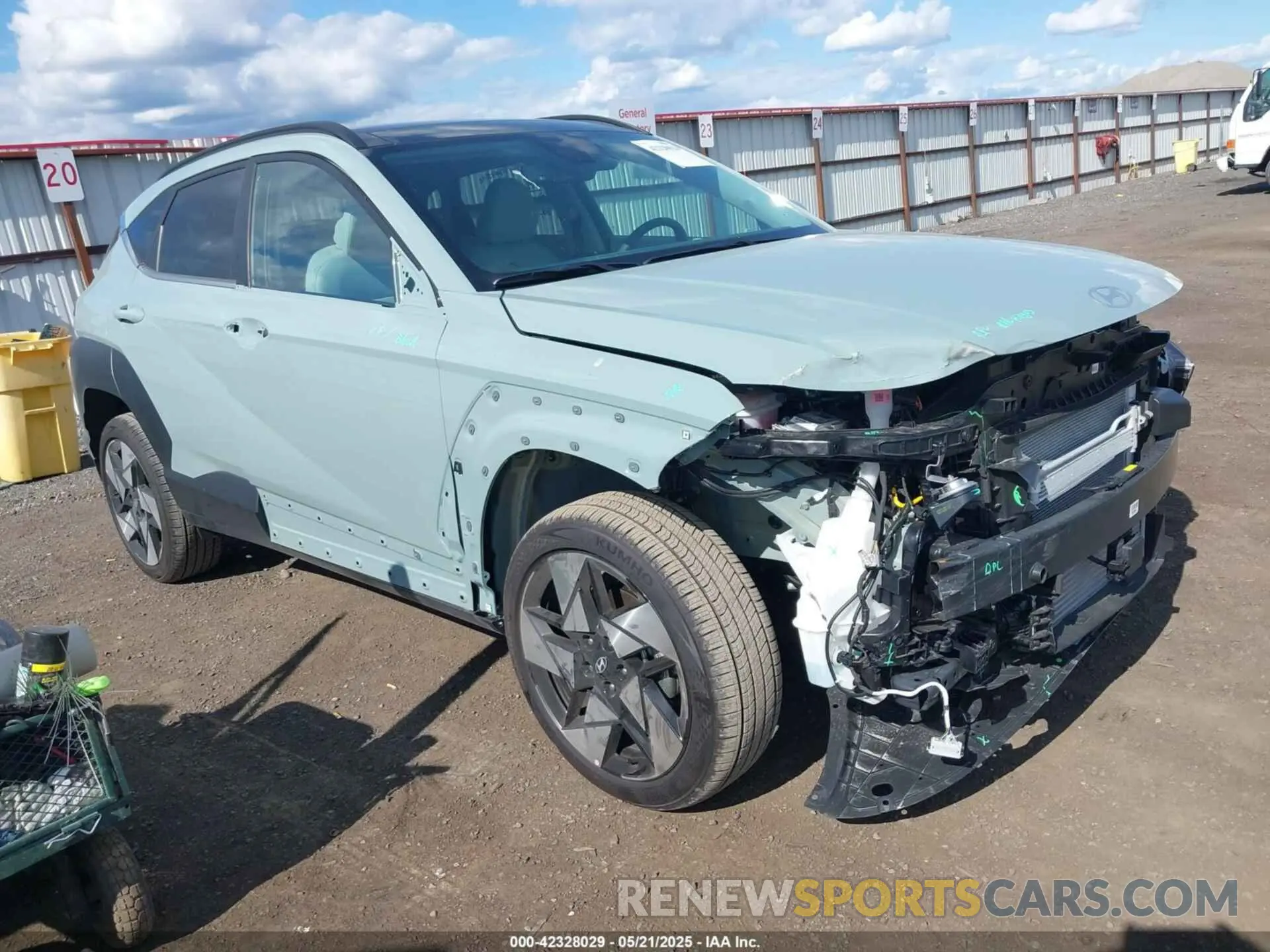 1 Photograph of a damaged car KM8HECA35SU259220 HYUNDAI KONA 2025