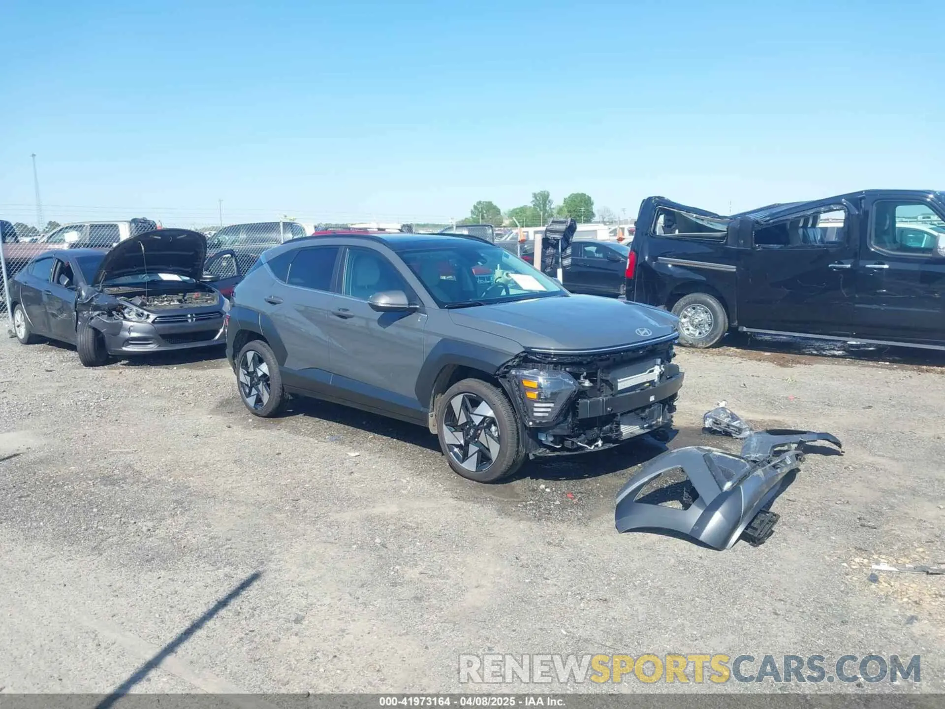 1 Photograph of a damaged car KM8HECA37SU190630 HYUNDAI KONA 2025