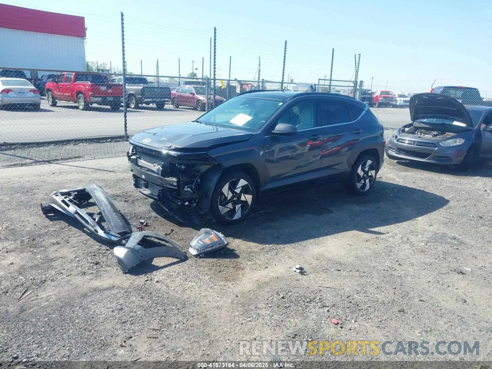 2 Photograph of a damaged car KM8HECA37SU190630 HYUNDAI KONA 2025