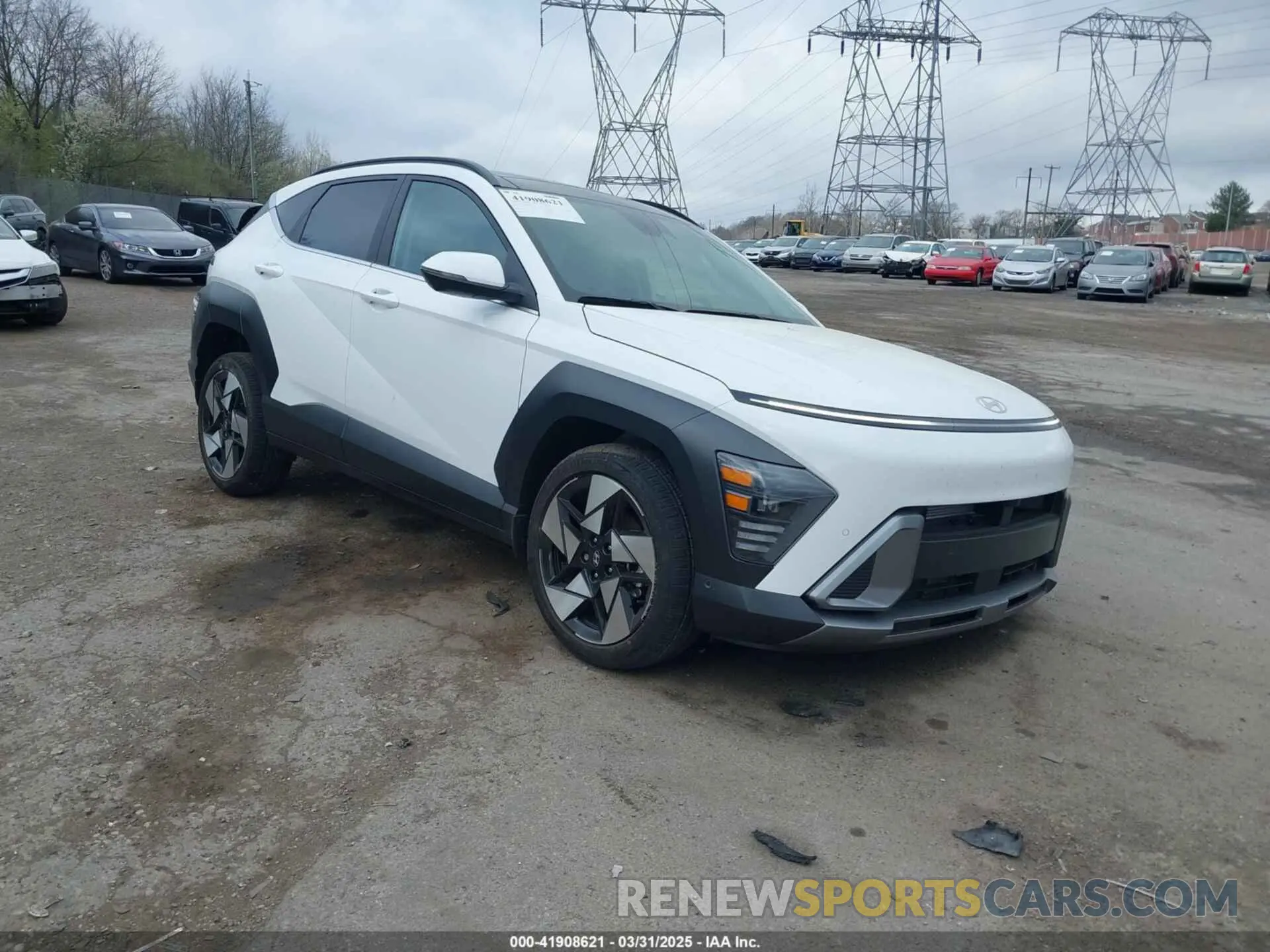 1 Photograph of a damaged car KM8HECA39SU243005 HYUNDAI KONA 2025