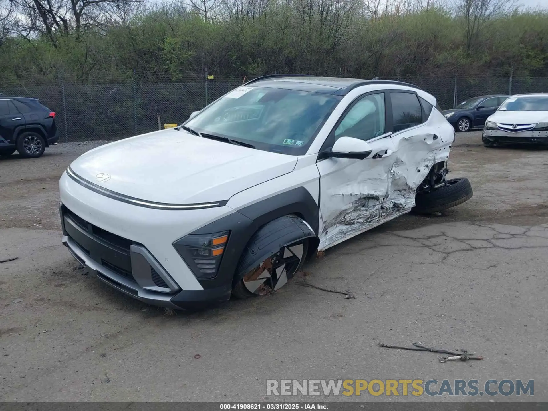 2 Photograph of a damaged car KM8HECA39SU243005 HYUNDAI KONA 2025