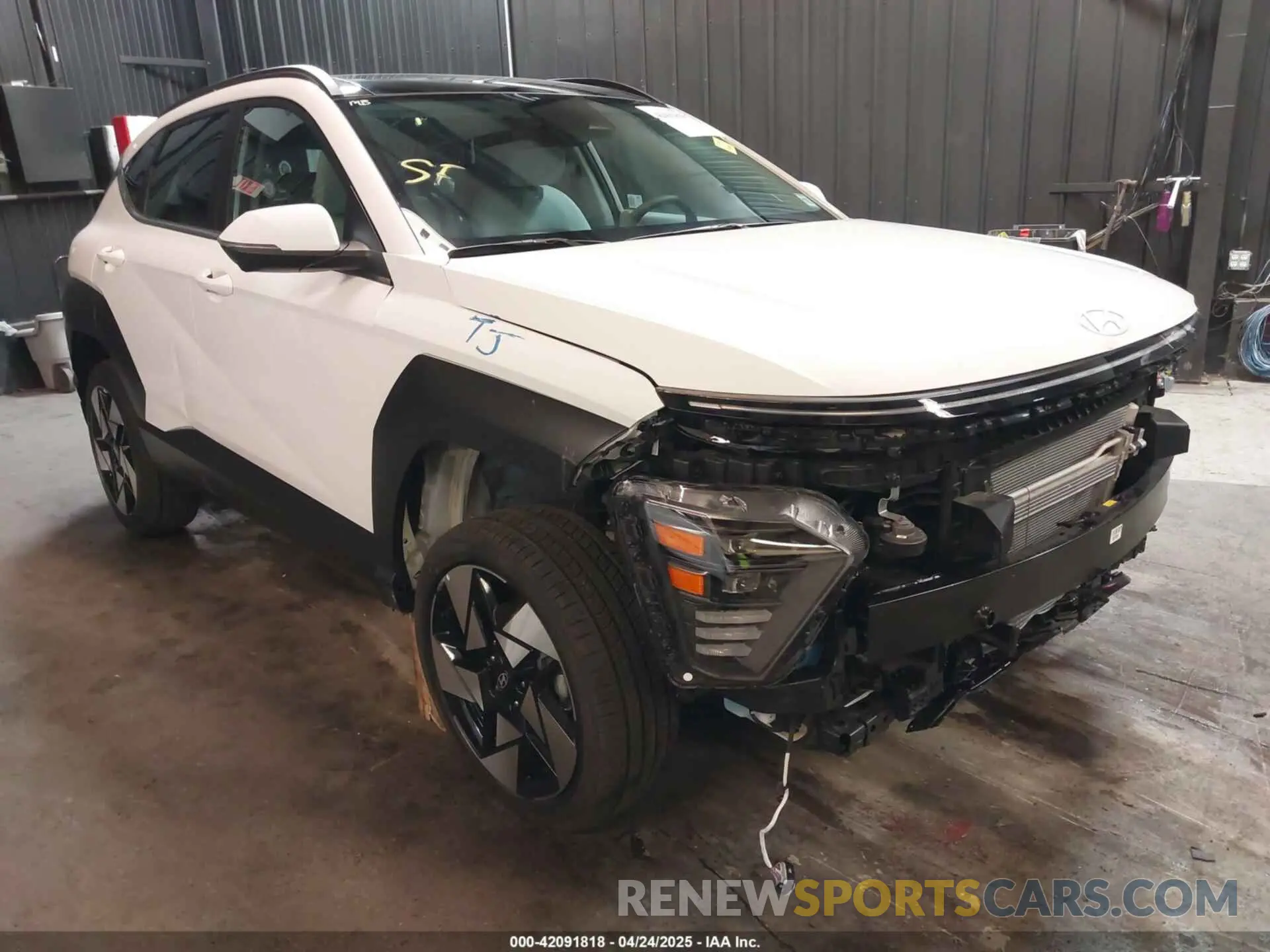 1 Photograph of a damaged car KM8HECA3XSU206495 HYUNDAI KONA 2025