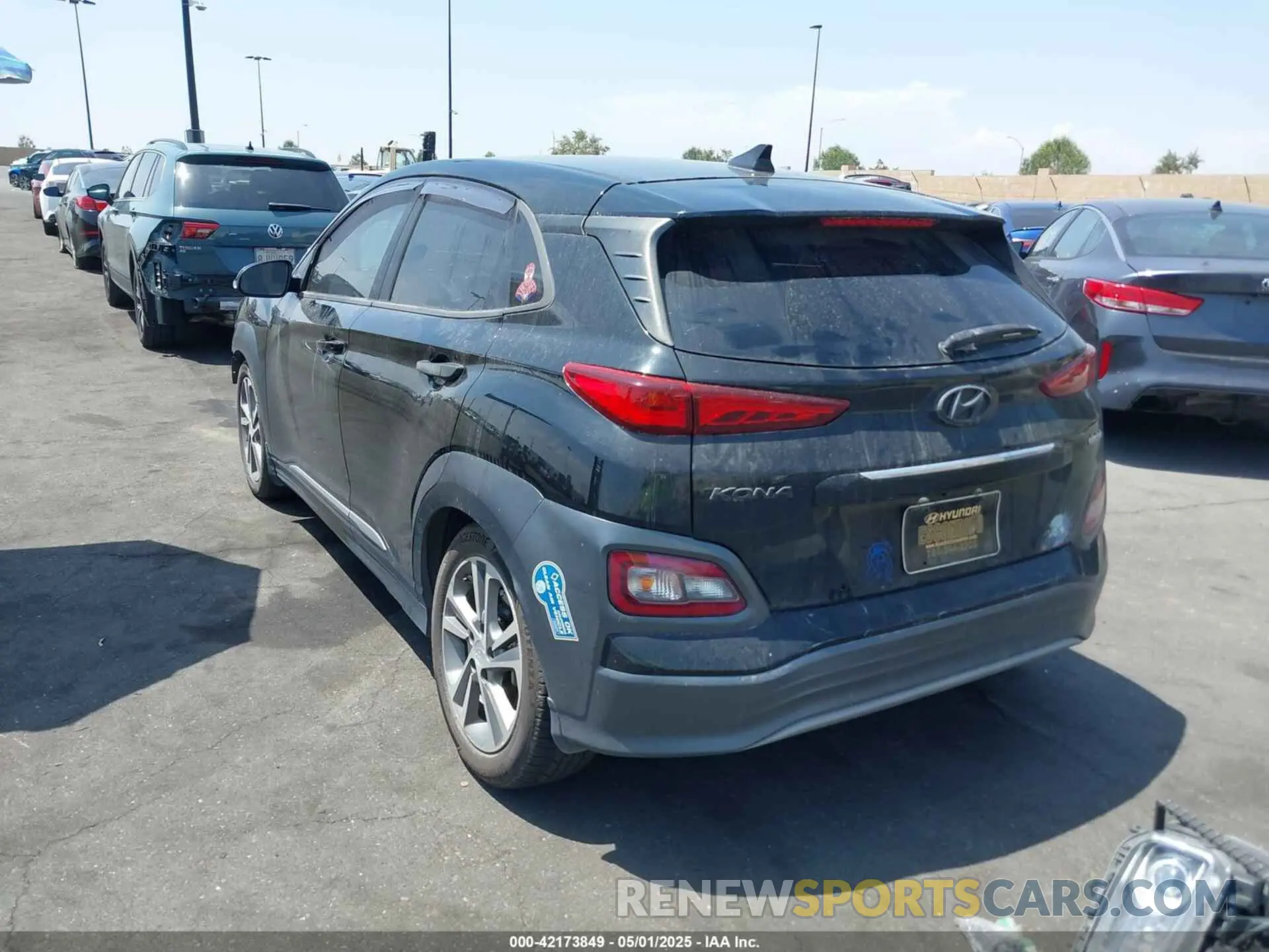 15 Photograph of a damaged car KM8K33AG7LU058922 HYUNDAI KONA ELECTRIC 2020