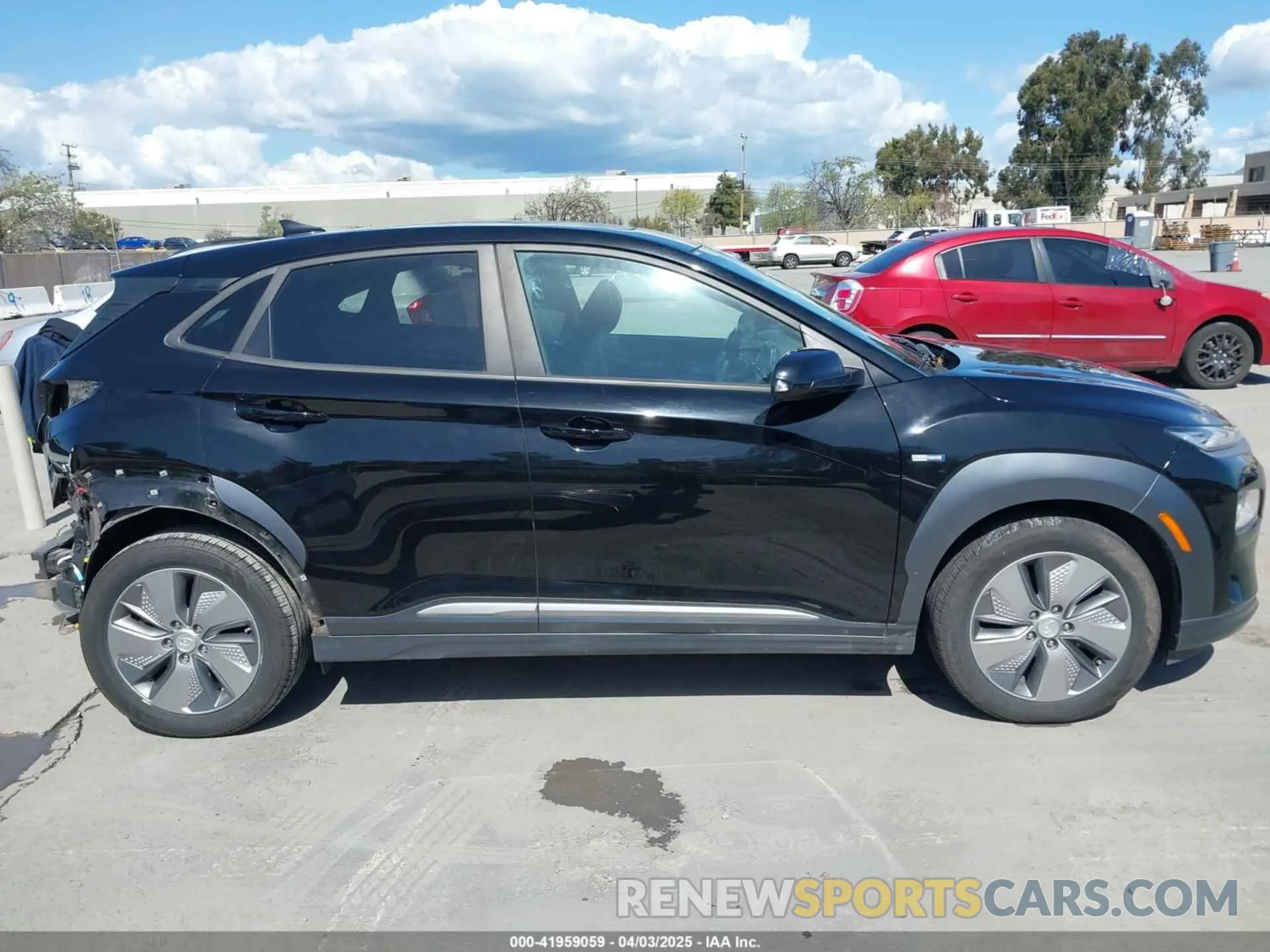 14 Photograph of a damaged car KM8K33AG9LU060946 HYUNDAI KONA ELECTRIC 2020