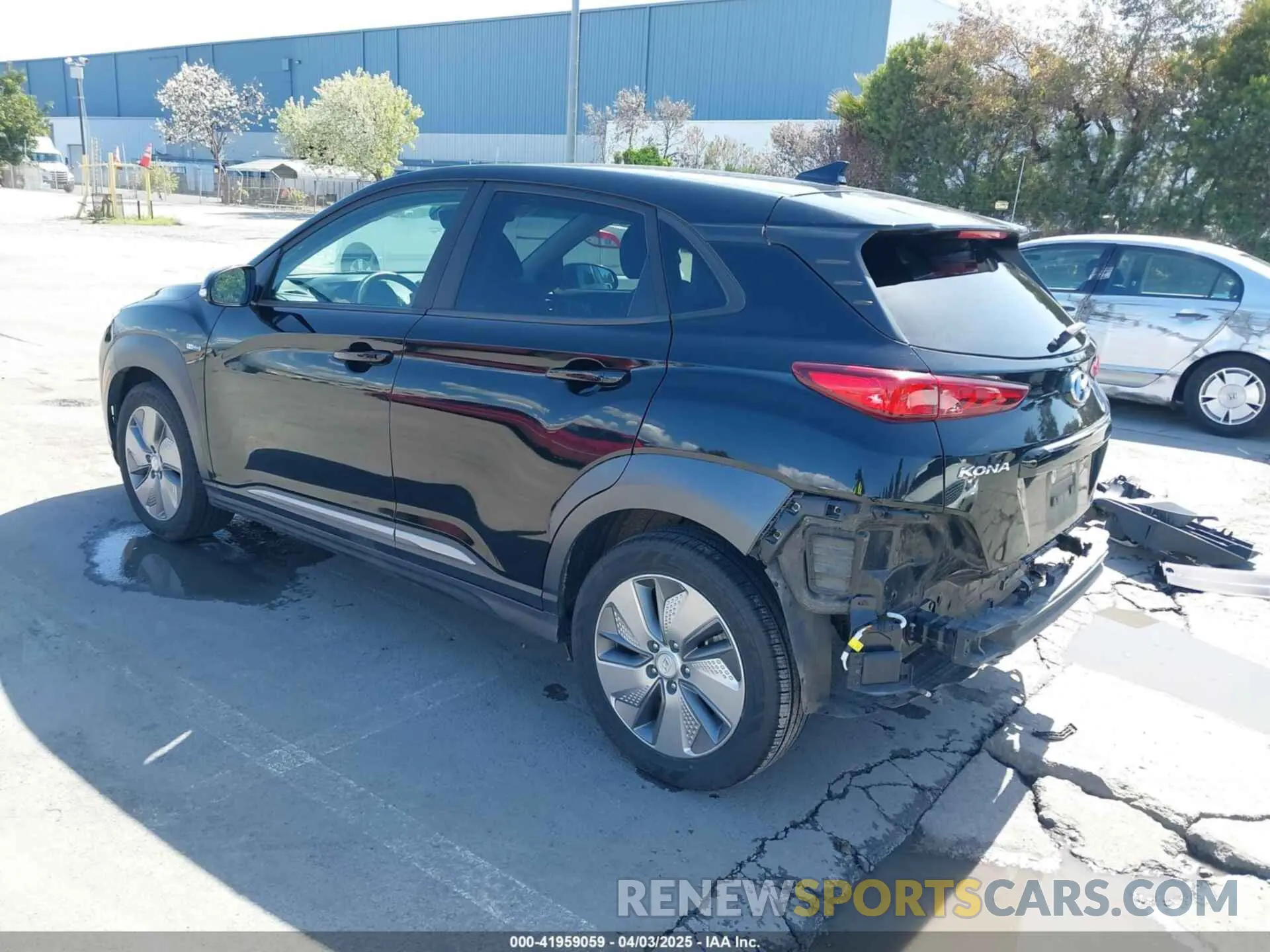 3 Photograph of a damaged car KM8K33AG9LU060946 HYUNDAI KONA ELECTRIC 2020