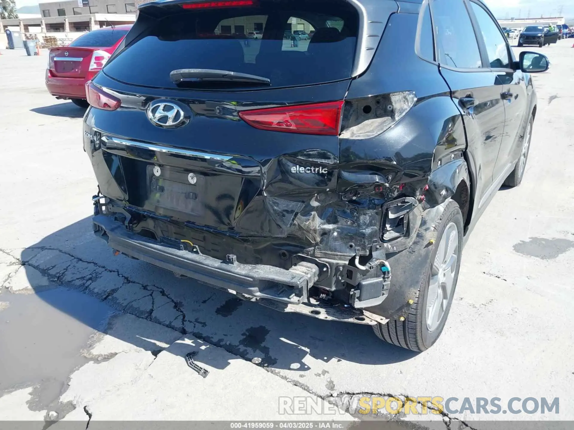 6 Photograph of a damaged car KM8K33AG9LU060946 HYUNDAI KONA ELECTRIC 2020