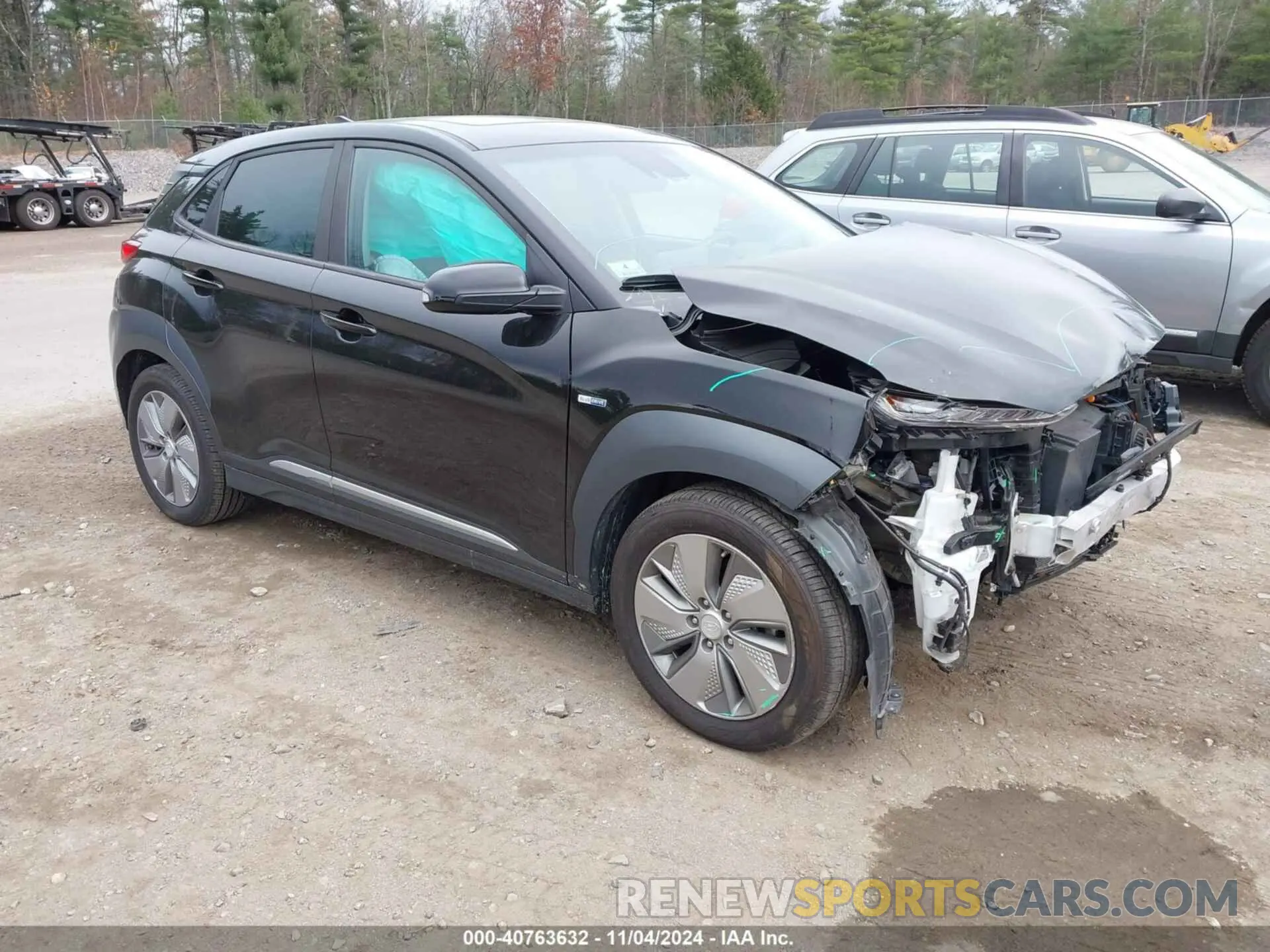 1 Photograph of a damaged car KM8K53AG0LU078813 HYUNDAI KONA ELECTRIC 2020