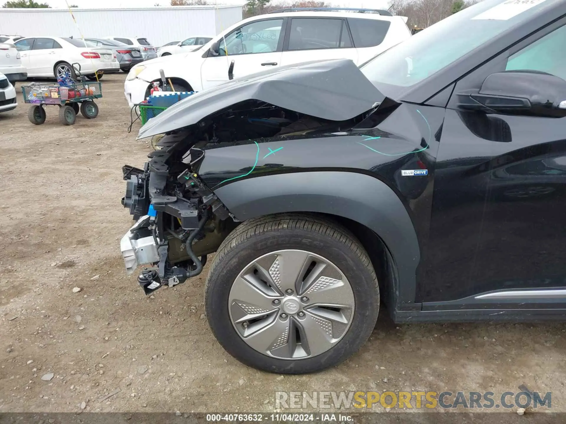 19 Photograph of a damaged car KM8K53AG0LU078813 HYUNDAI KONA ELECTRIC 2020
