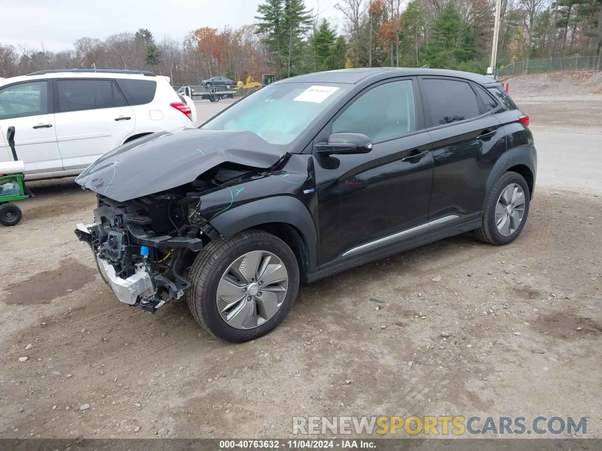 2 Photograph of a damaged car KM8K53AG0LU078813 HYUNDAI KONA ELECTRIC 2020