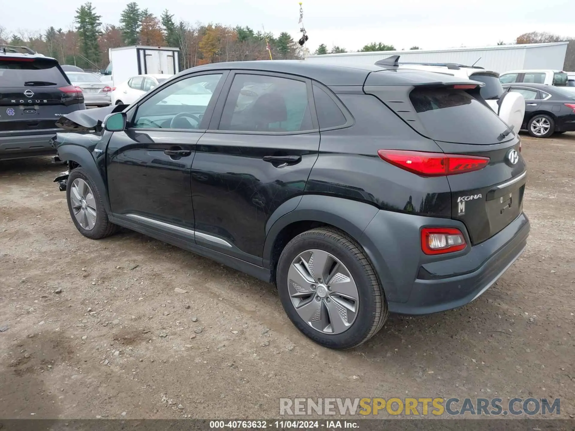 3 Photograph of a damaged car KM8K53AG0LU078813 HYUNDAI KONA ELECTRIC 2020