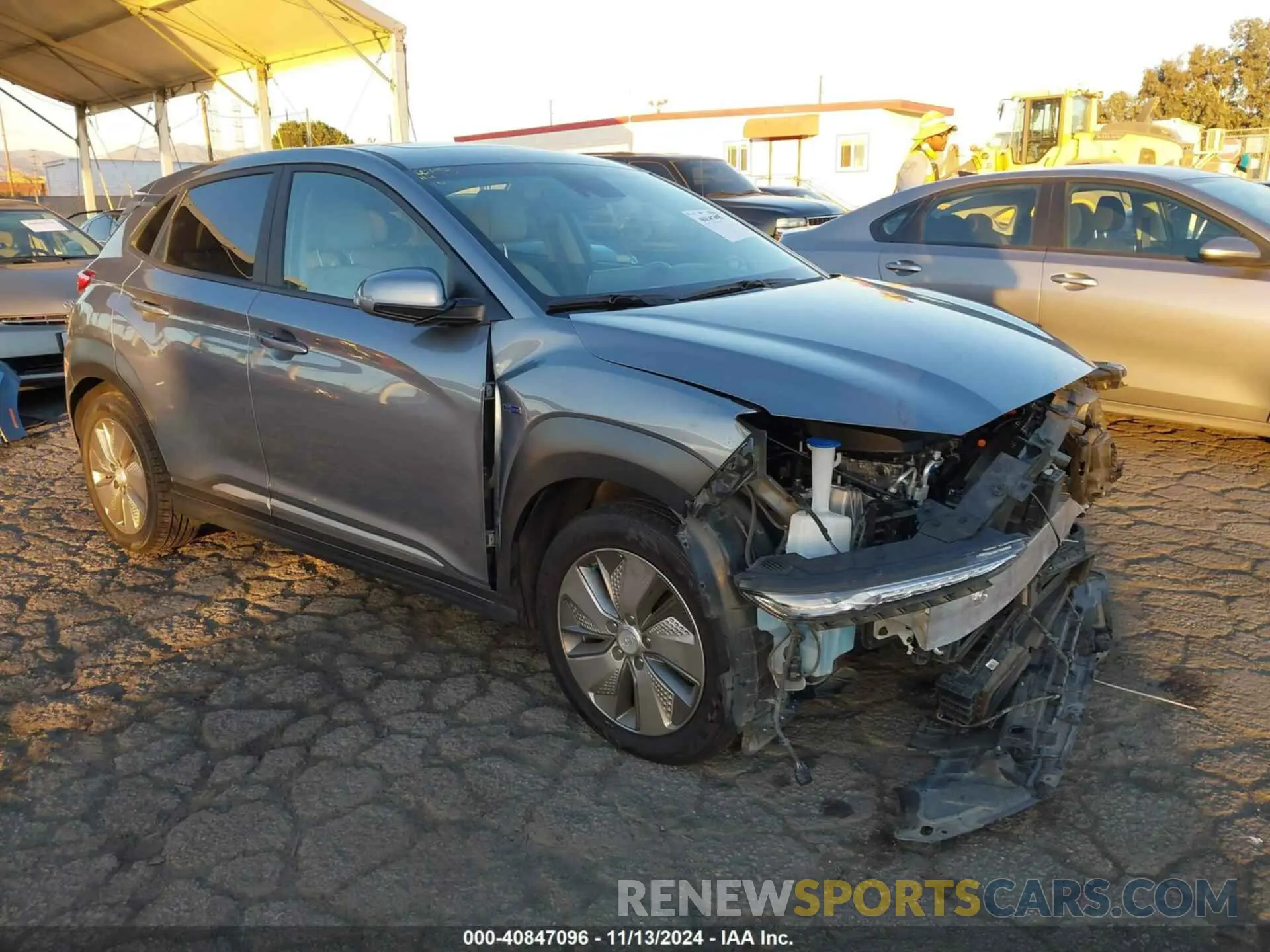 1 Photograph of a damaged car KM8K53AG8LU068109 HYUNDAI KONA ELECTRIC 2020