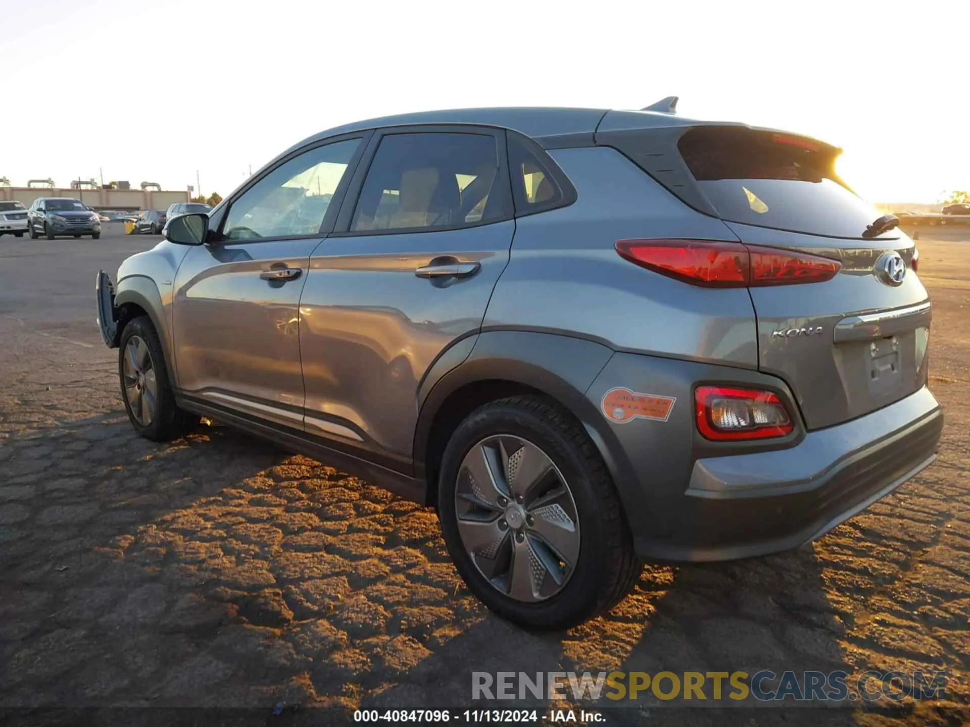 3 Photograph of a damaged car KM8K53AG8LU068109 HYUNDAI KONA ELECTRIC 2020