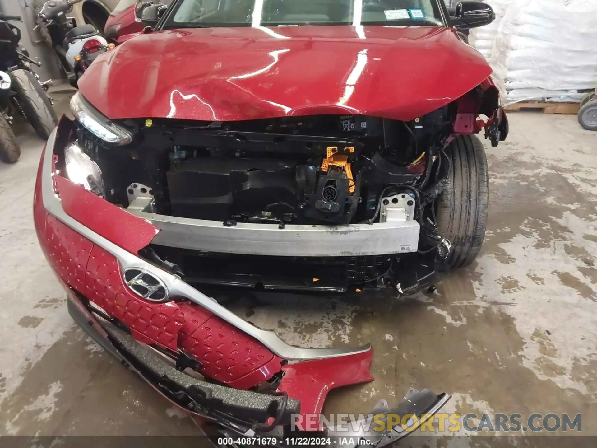6 Photograph of a damaged car KM8K23AG1MU111540 HYUNDAI KONA ELECTRIC 2021