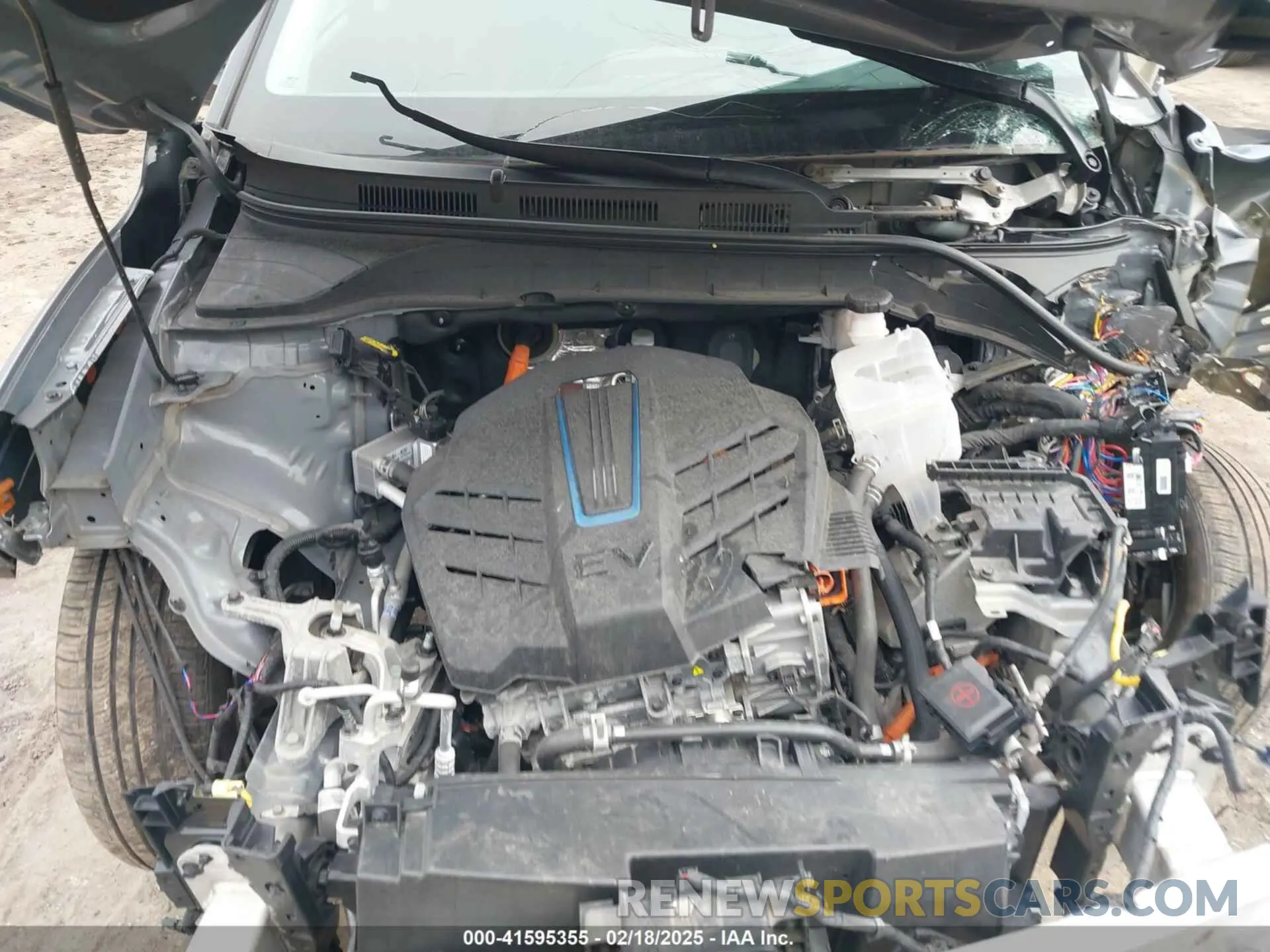 10 Photograph of a damaged car KM8K23AG3MU123401 HYUNDAI KONA ELECTRIC 2021