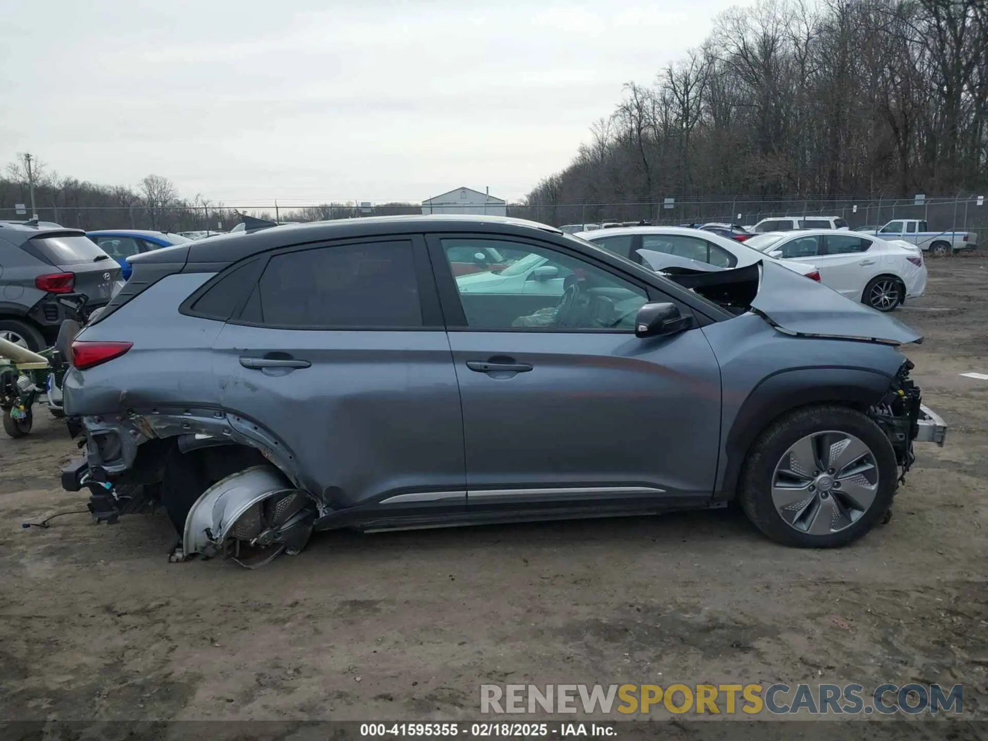 13 Photograph of a damaged car KM8K23AG3MU123401 HYUNDAI KONA ELECTRIC 2021