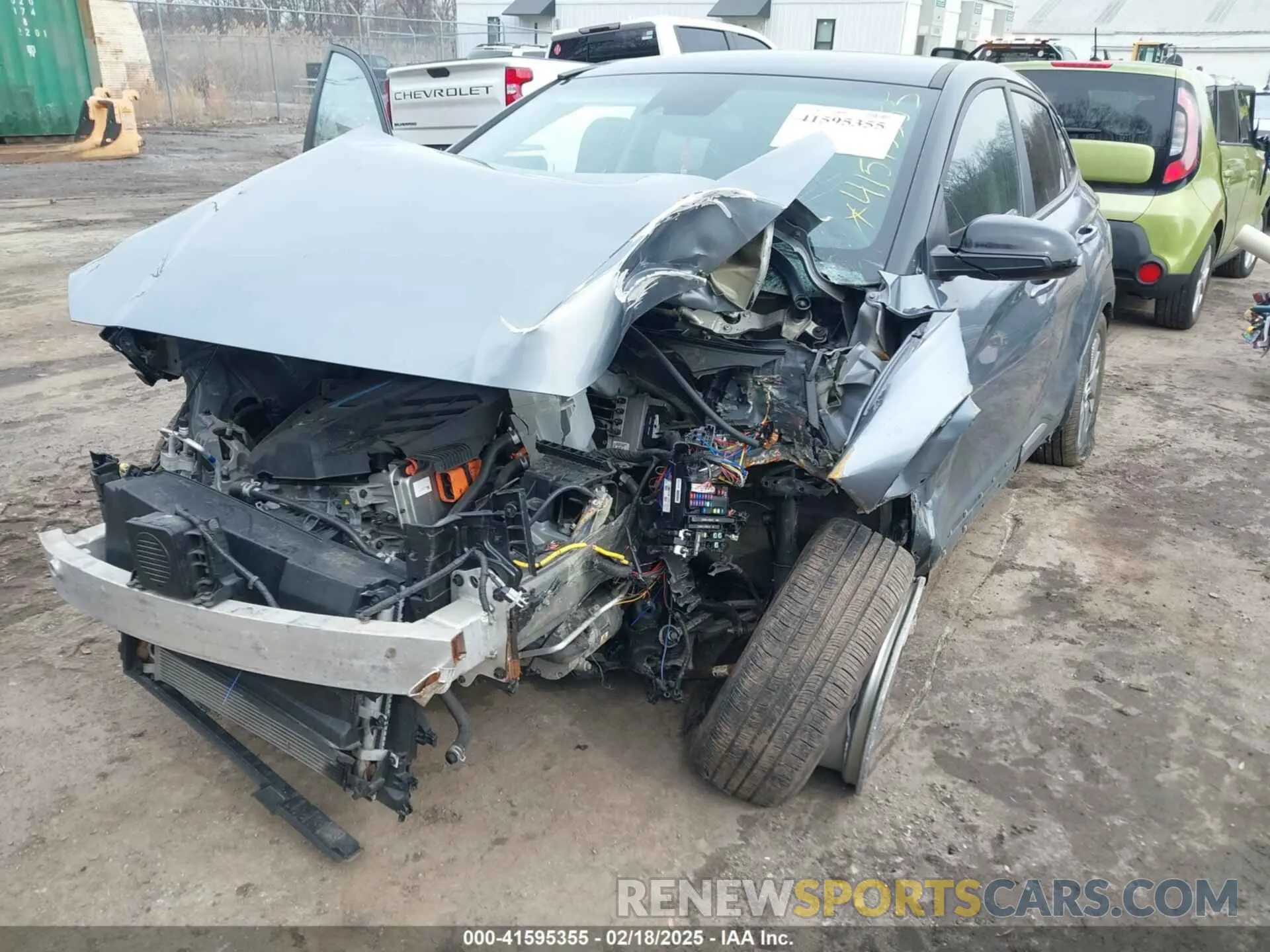 6 Photograph of a damaged car KM8K23AG3MU123401 HYUNDAI KONA ELECTRIC 2021