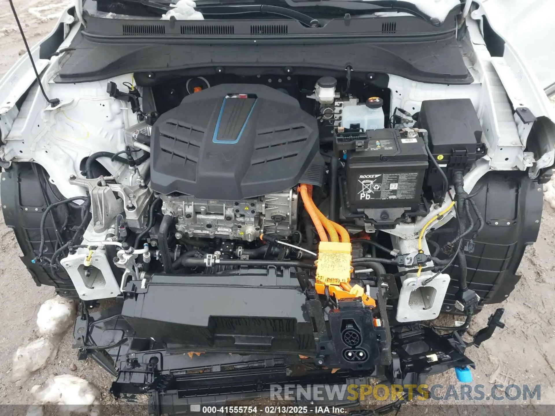 10 Photograph of a damaged car KM8K23AG7MU111140 HYUNDAI KONA ELECTRIC 2021