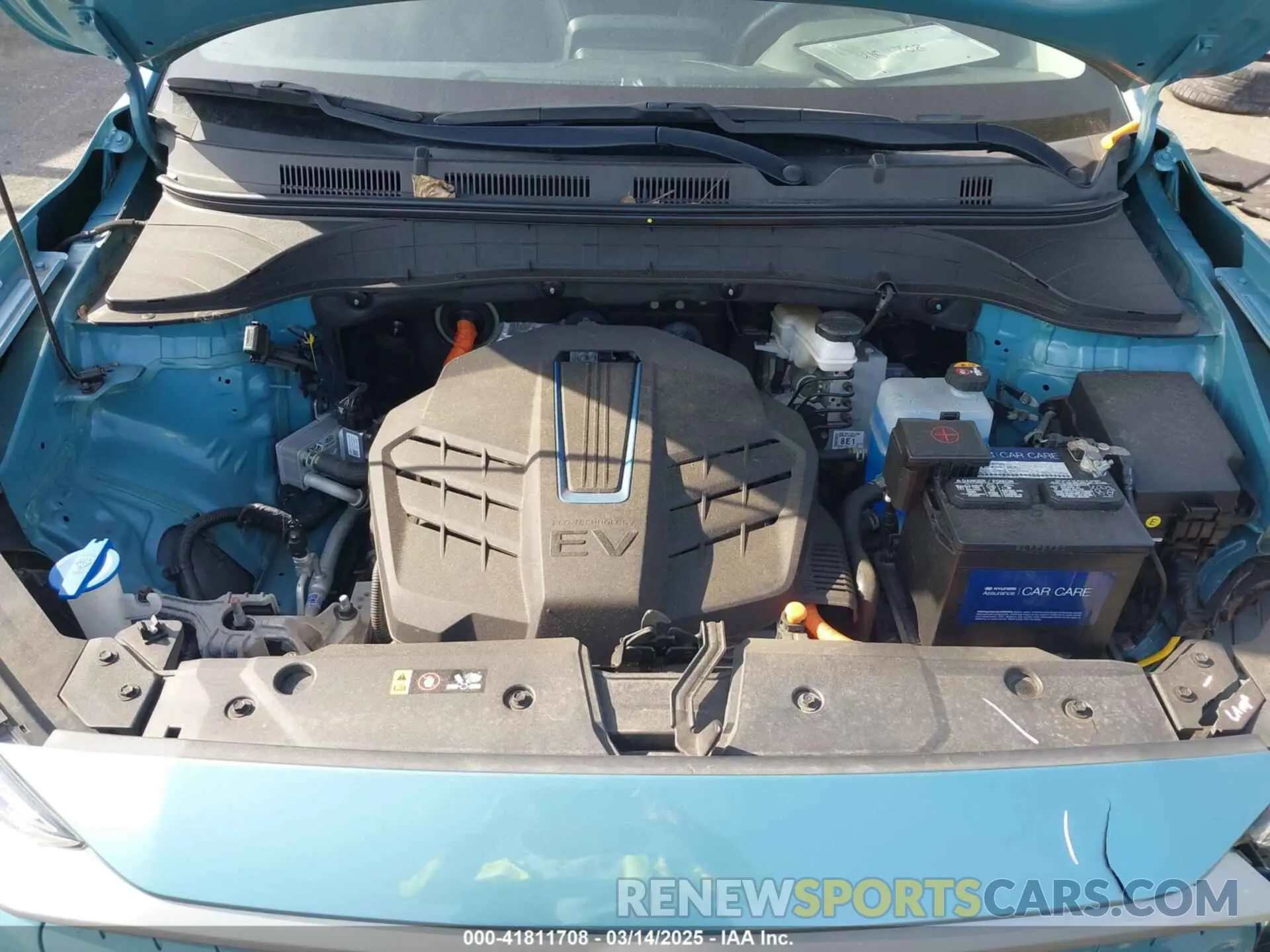 10 Photograph of a damaged car KM8K33AG0MU106200 HYUNDAI KONA ELECTRIC 2021