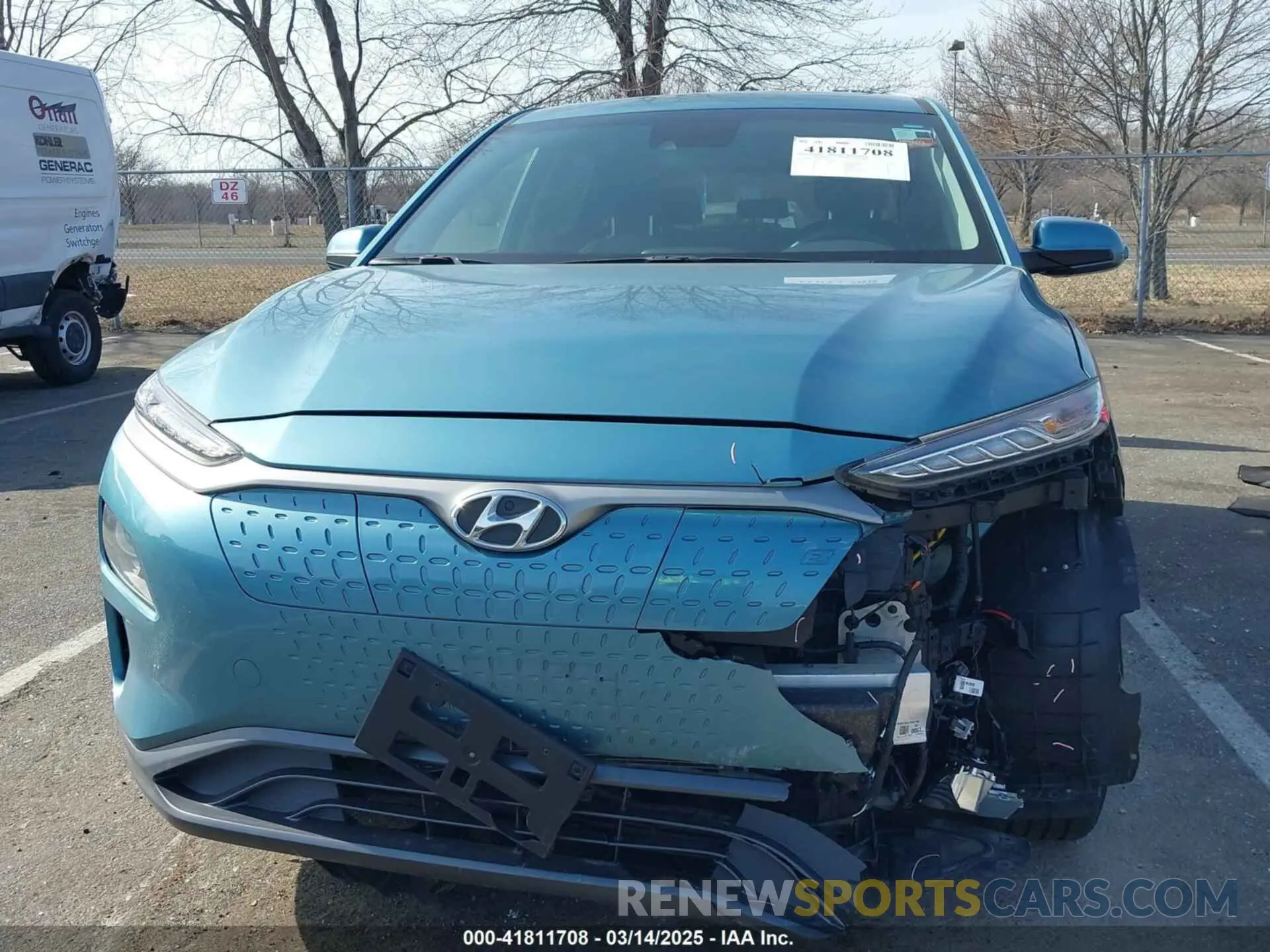 12 Photograph of a damaged car KM8K33AG0MU106200 HYUNDAI KONA ELECTRIC 2021