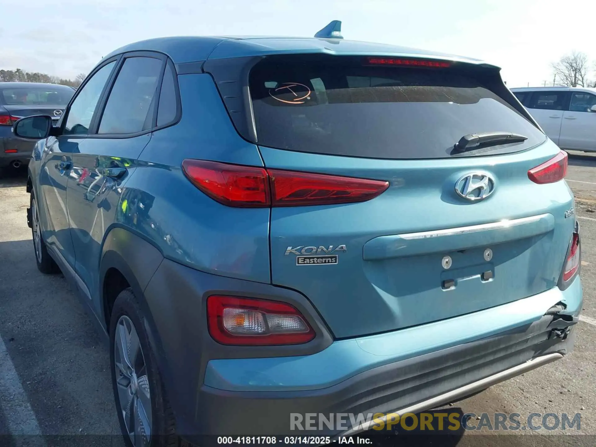 3 Photograph of a damaged car KM8K33AG0MU106200 HYUNDAI KONA ELECTRIC 2021