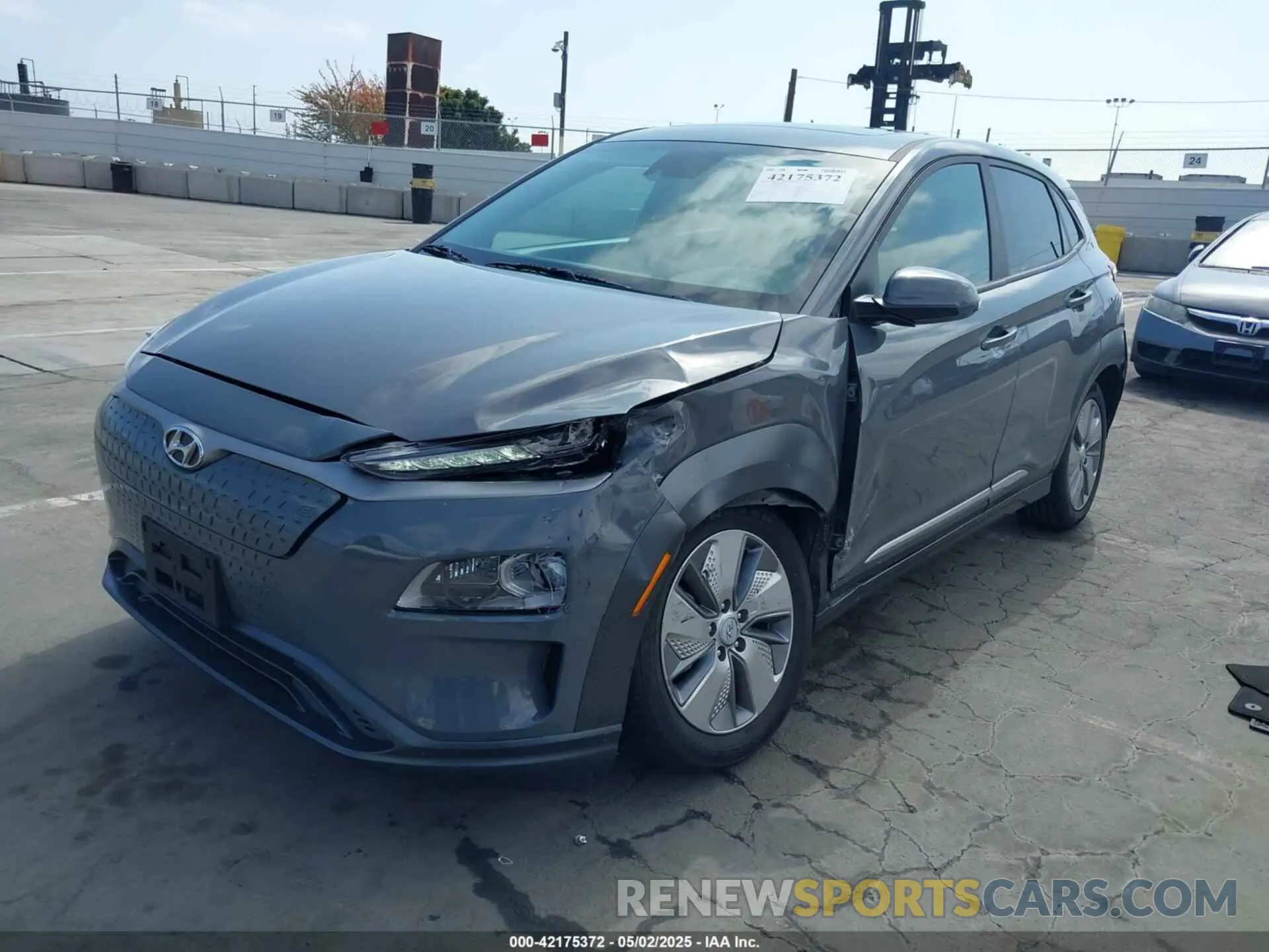 2 Photograph of a damaged car KM8K33AG0MU126530 HYUNDAI KONA ELECTRIC 2021