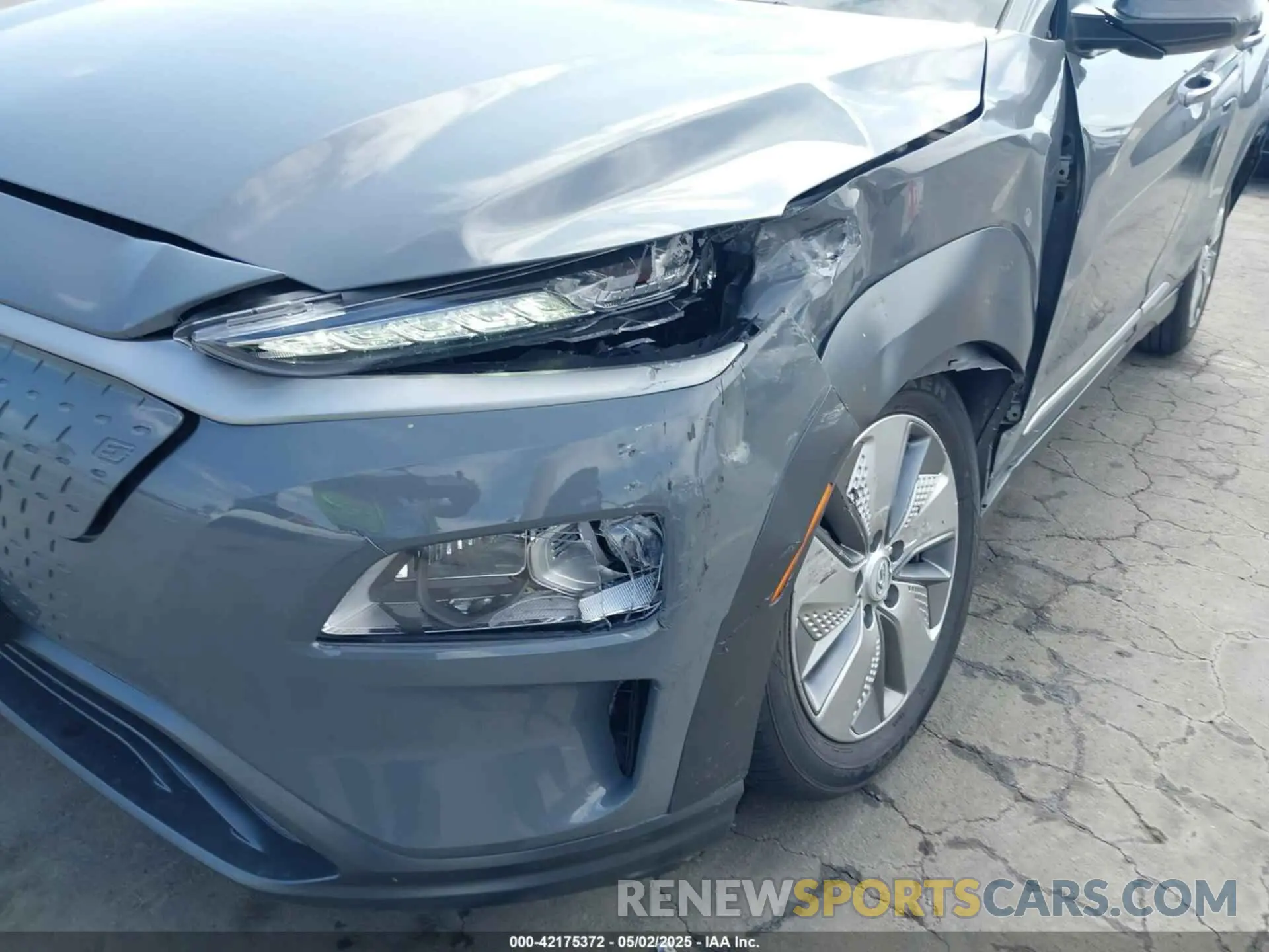 6 Photograph of a damaged car KM8K33AG0MU126530 HYUNDAI KONA ELECTRIC 2021