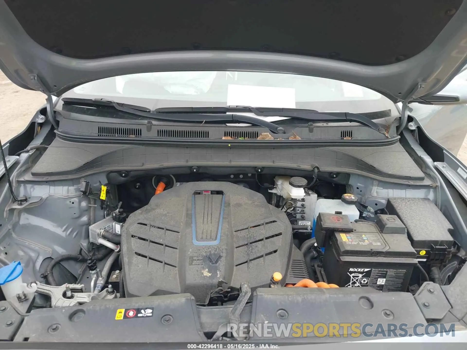 10 Photograph of a damaged car KM8K33AG1MU127234 HYUNDAI KONA ELECTRIC 2021