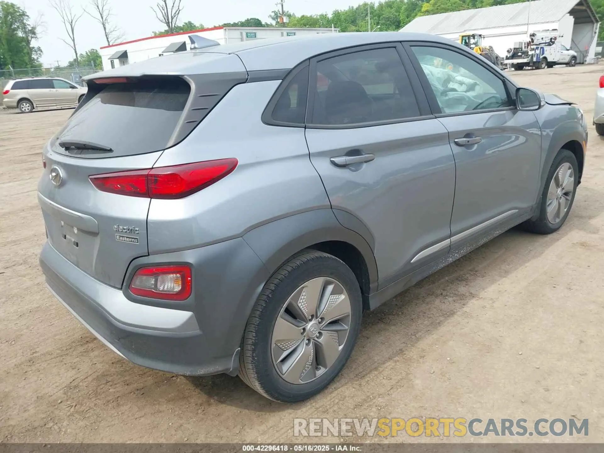 4 Photograph of a damaged car KM8K33AG1MU127234 HYUNDAI KONA ELECTRIC 2021