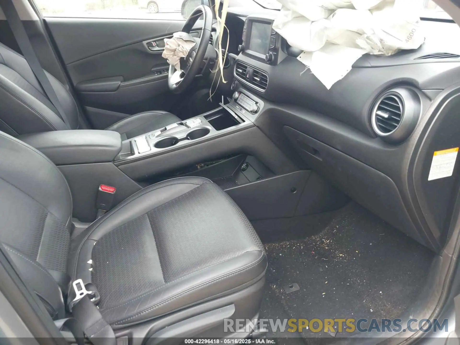 5 Photograph of a damaged car KM8K33AG1MU127234 HYUNDAI KONA ELECTRIC 2021