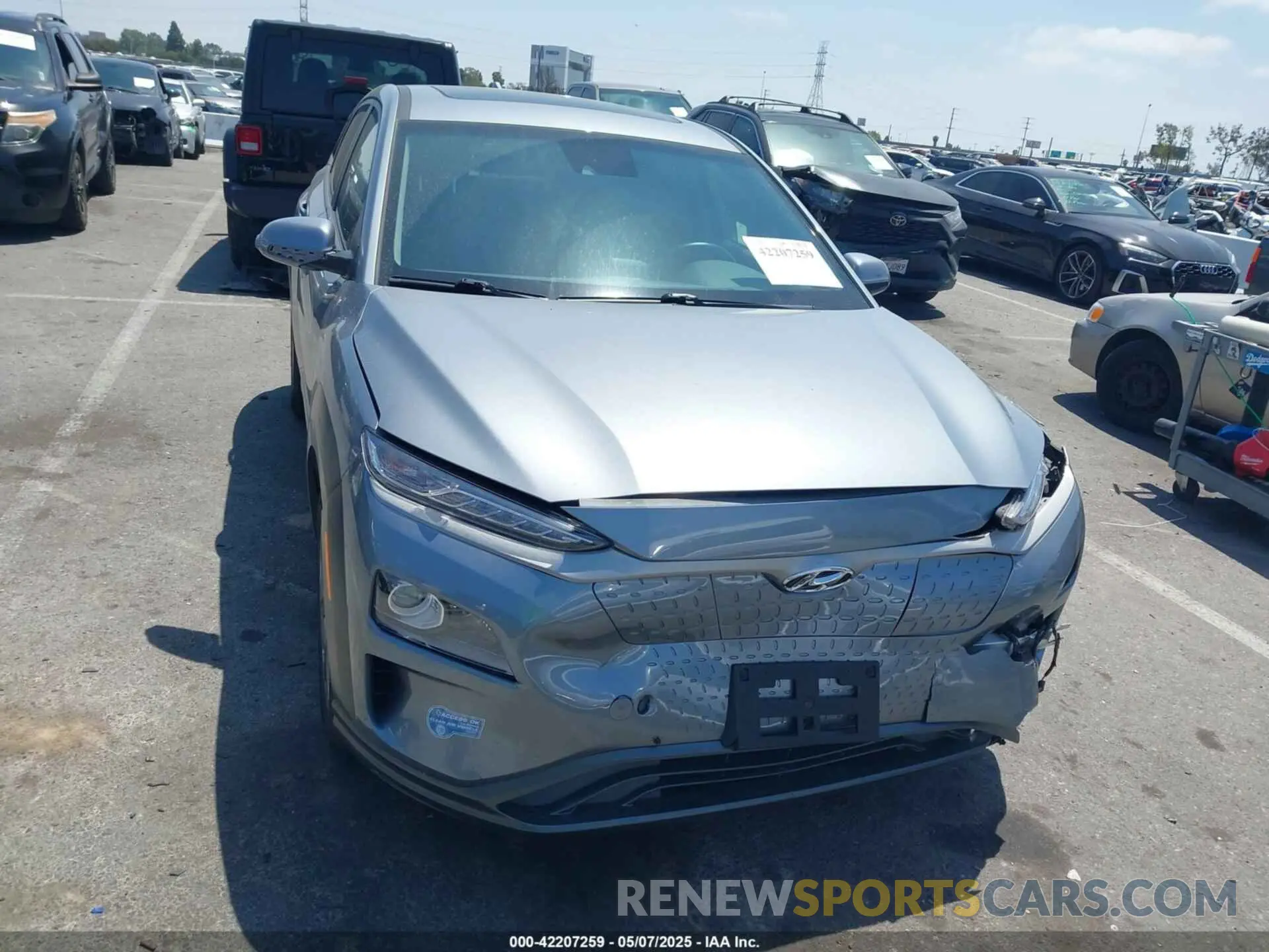 12 Photograph of a damaged car KM8K33AG2MU126626 HYUNDAI KONA ELECTRIC 2021