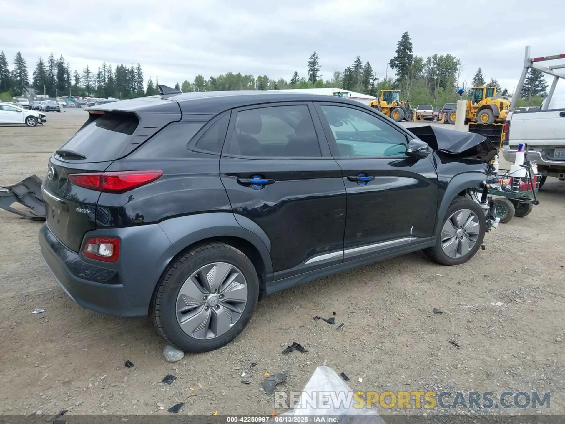 4 Photograph of a damaged car KM8K33AG5MU133523 HYUNDAI KONA ELECTRIC 2021