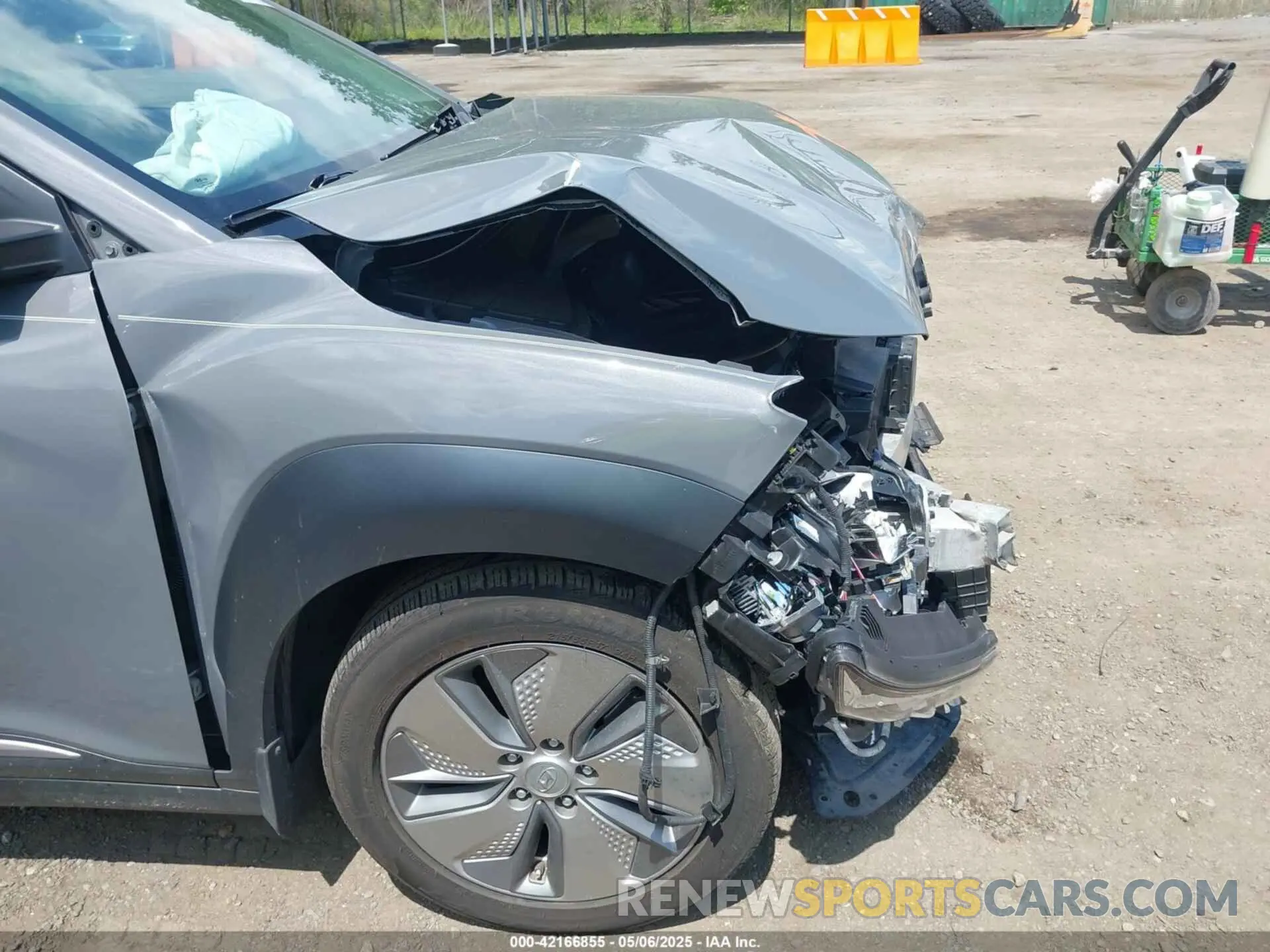 21 Photograph of a damaged car KM8K33AG7MU131367 HYUNDAI KONA ELECTRIC 2021