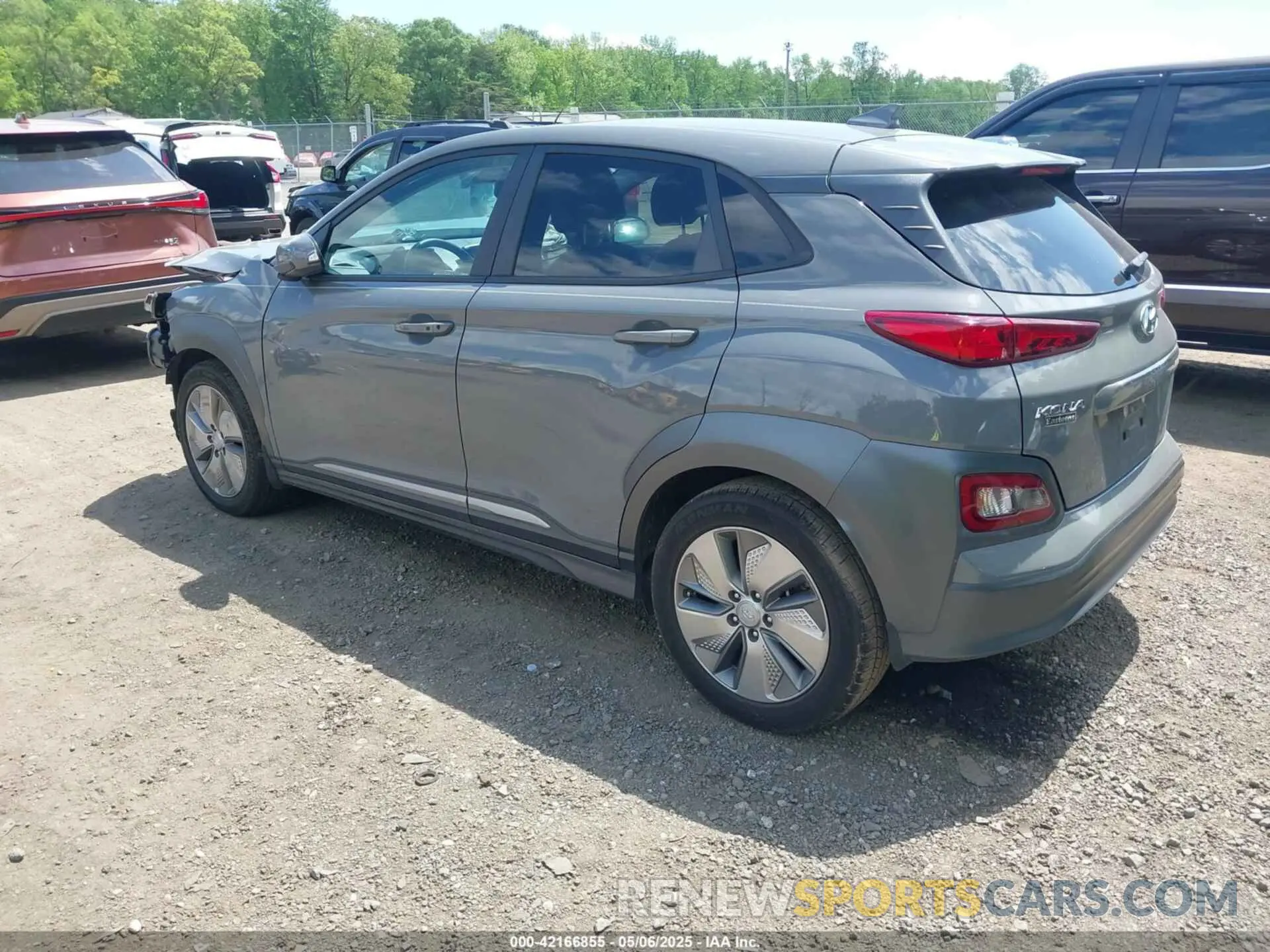 3 Photograph of a damaged car KM8K33AG7MU131367 HYUNDAI KONA ELECTRIC 2021
