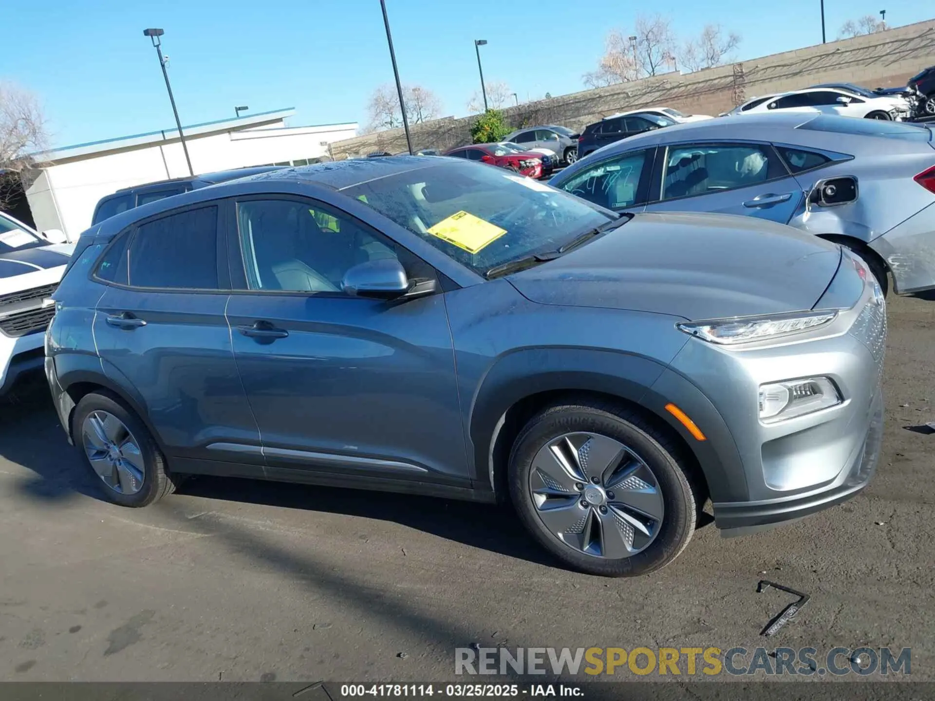 14 Photograph of a damaged car KM8K53AG0MU103629 HYUNDAI KONA ELECTRIC 2021