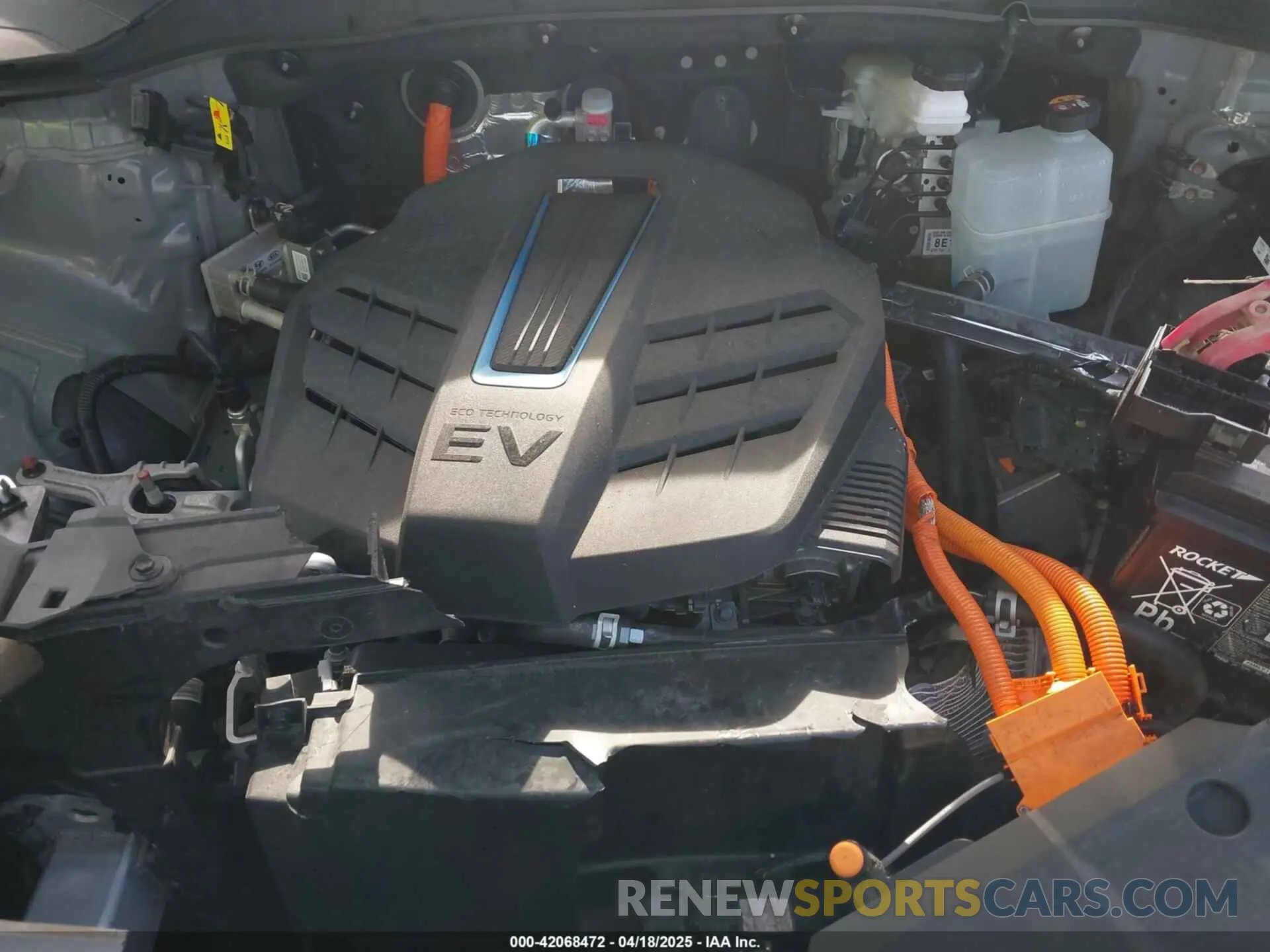 10 Photograph of a damaged car KM8K53AG4MU118733 HYUNDAI KONA ELECTRIC 2021