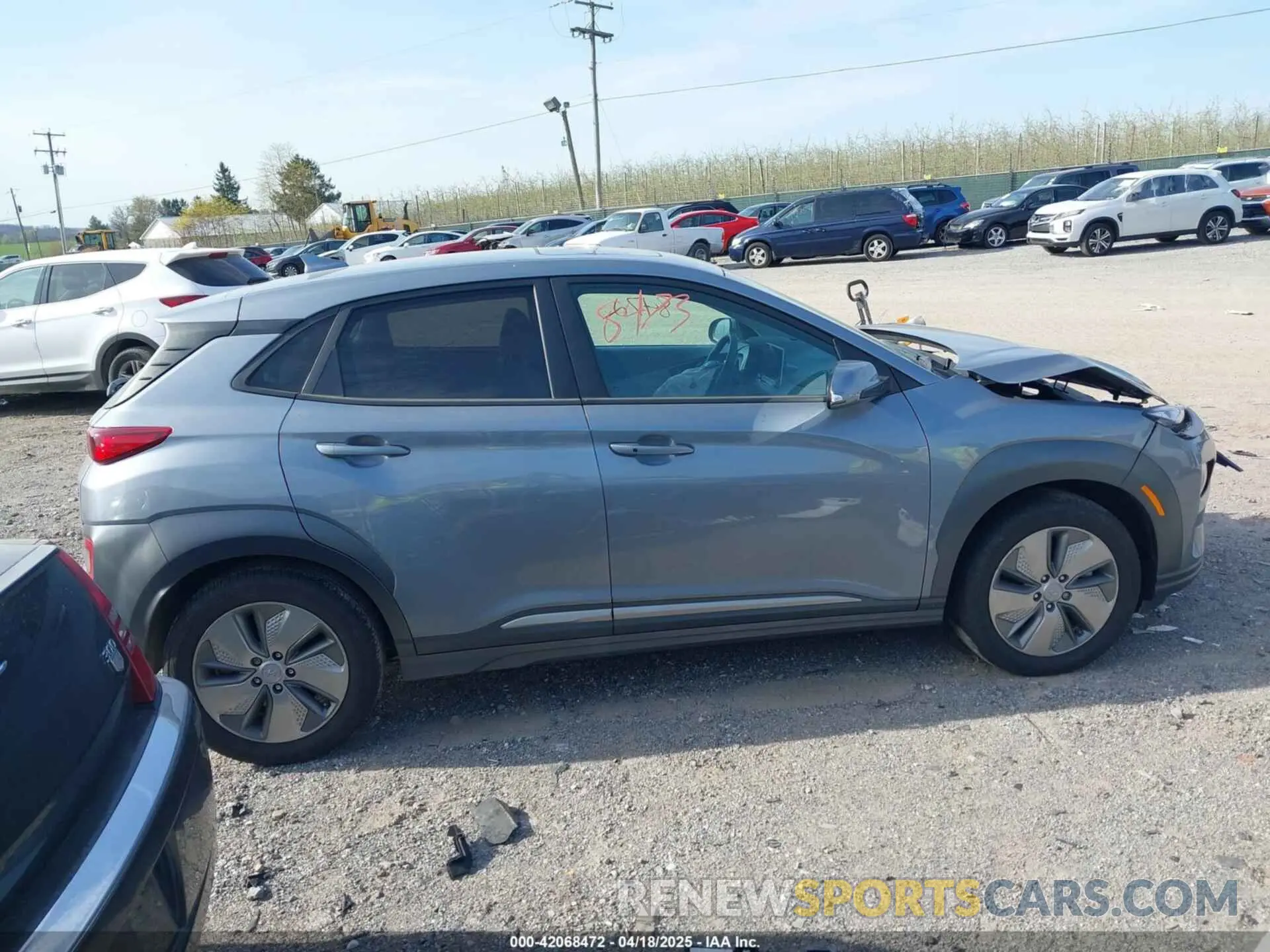 13 Photograph of a damaged car KM8K53AG4MU118733 HYUNDAI KONA ELECTRIC 2021