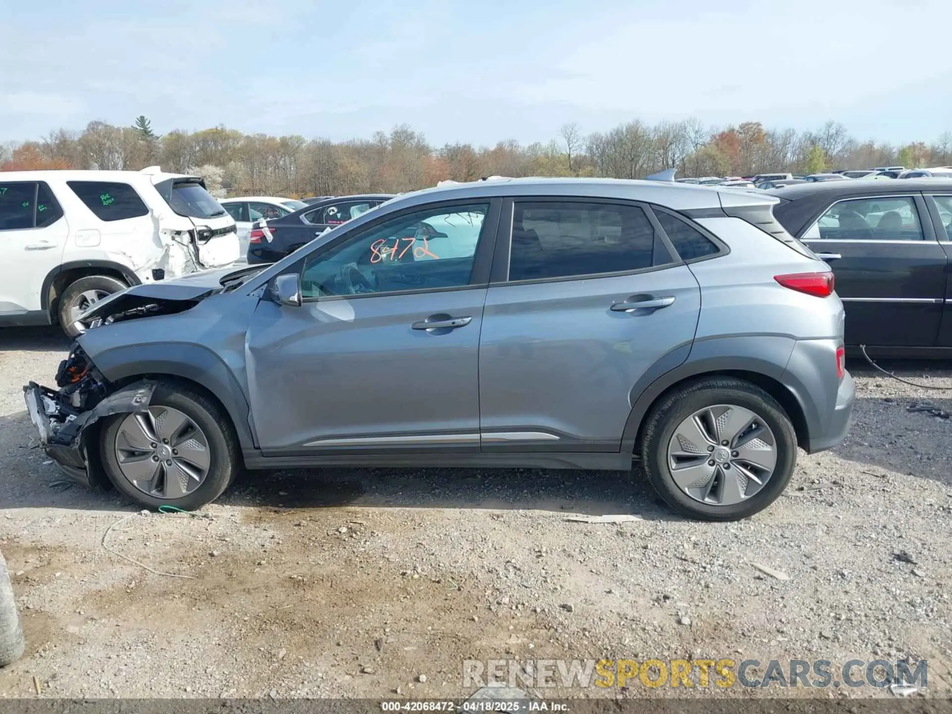 14 Photograph of a damaged car KM8K53AG4MU118733 HYUNDAI KONA ELECTRIC 2021