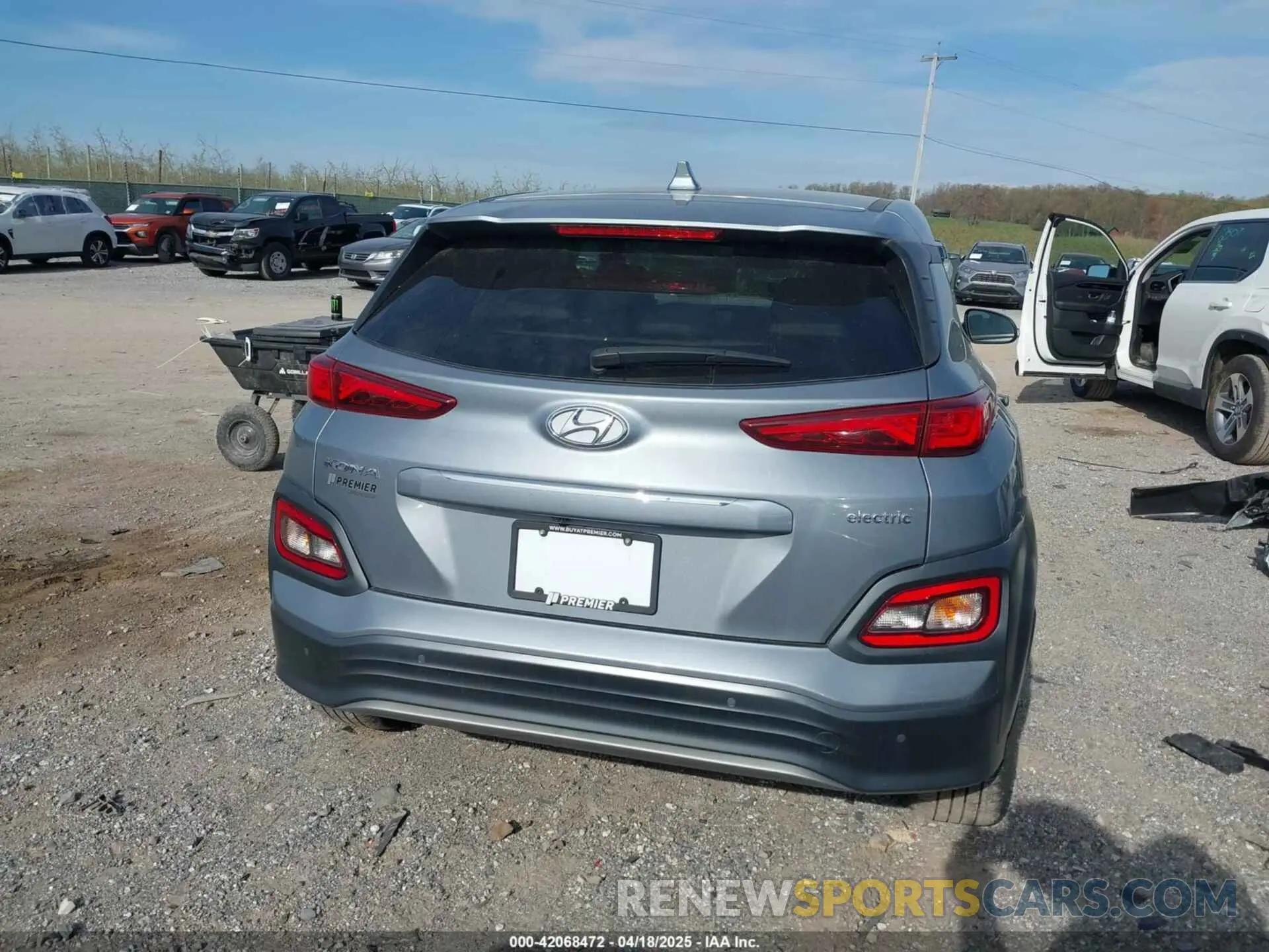 16 Photograph of a damaged car KM8K53AG4MU118733 HYUNDAI KONA ELECTRIC 2021