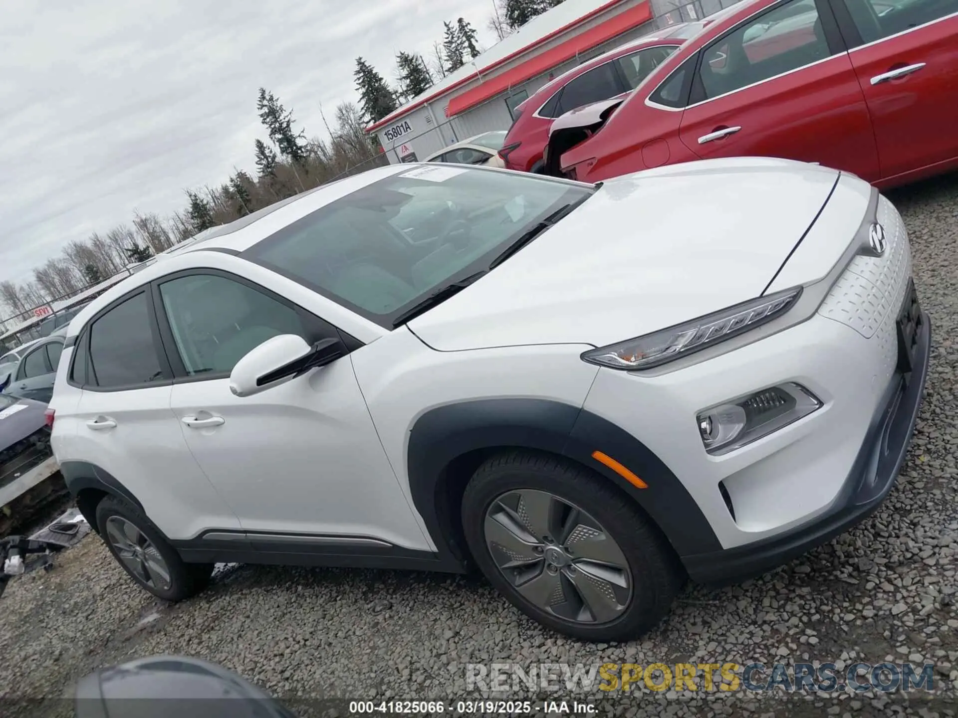 14 Photograph of a damaged car KM8K53AG4MU134768 HYUNDAI KONA ELECTRIC 2021